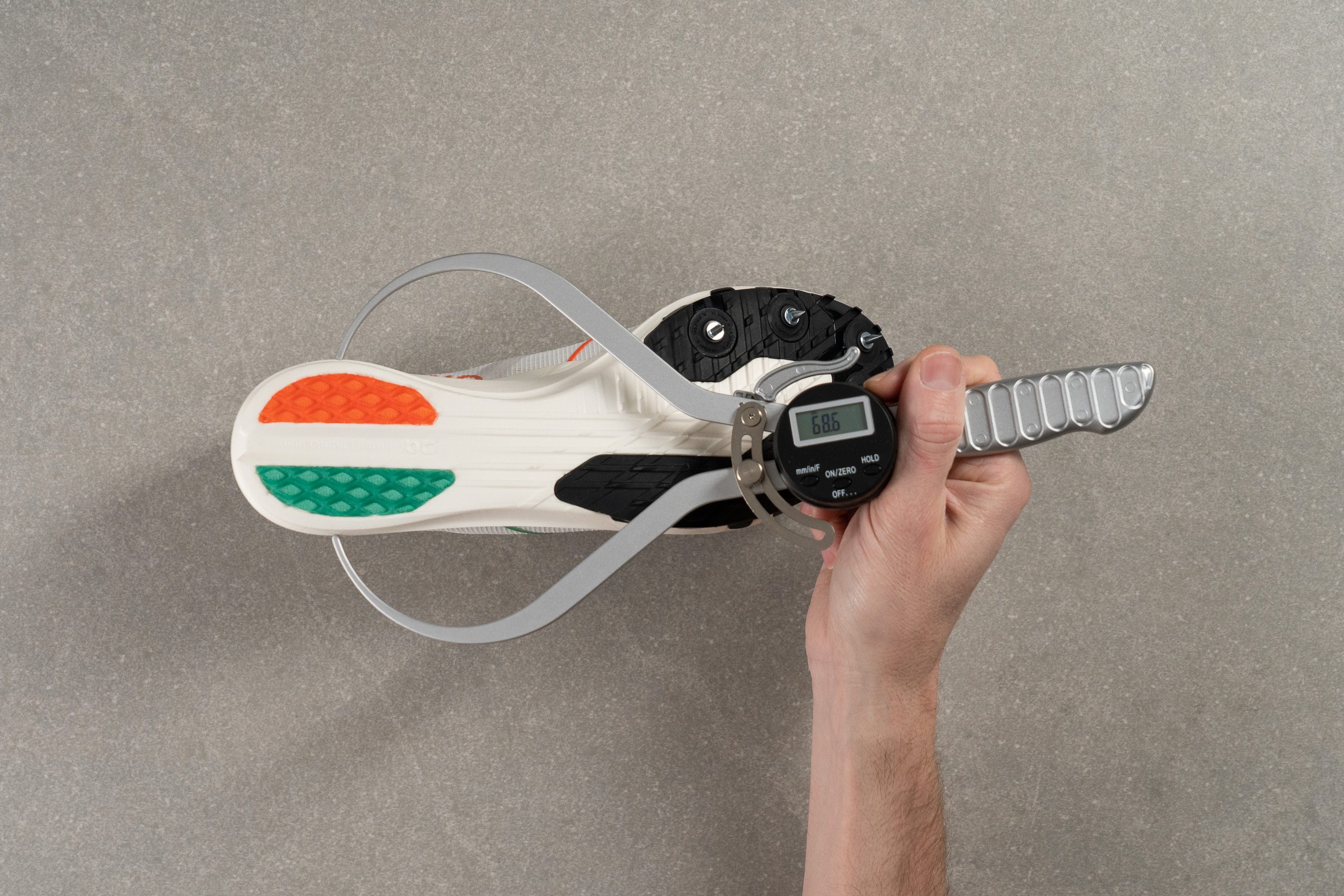 On Cloudspike XC Midsole width - heel