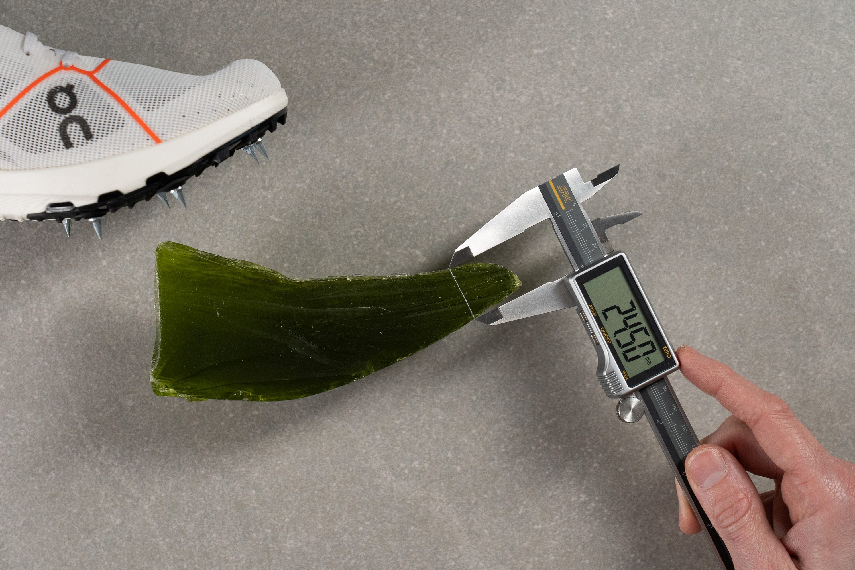 On Cloudspike XC Toebox height