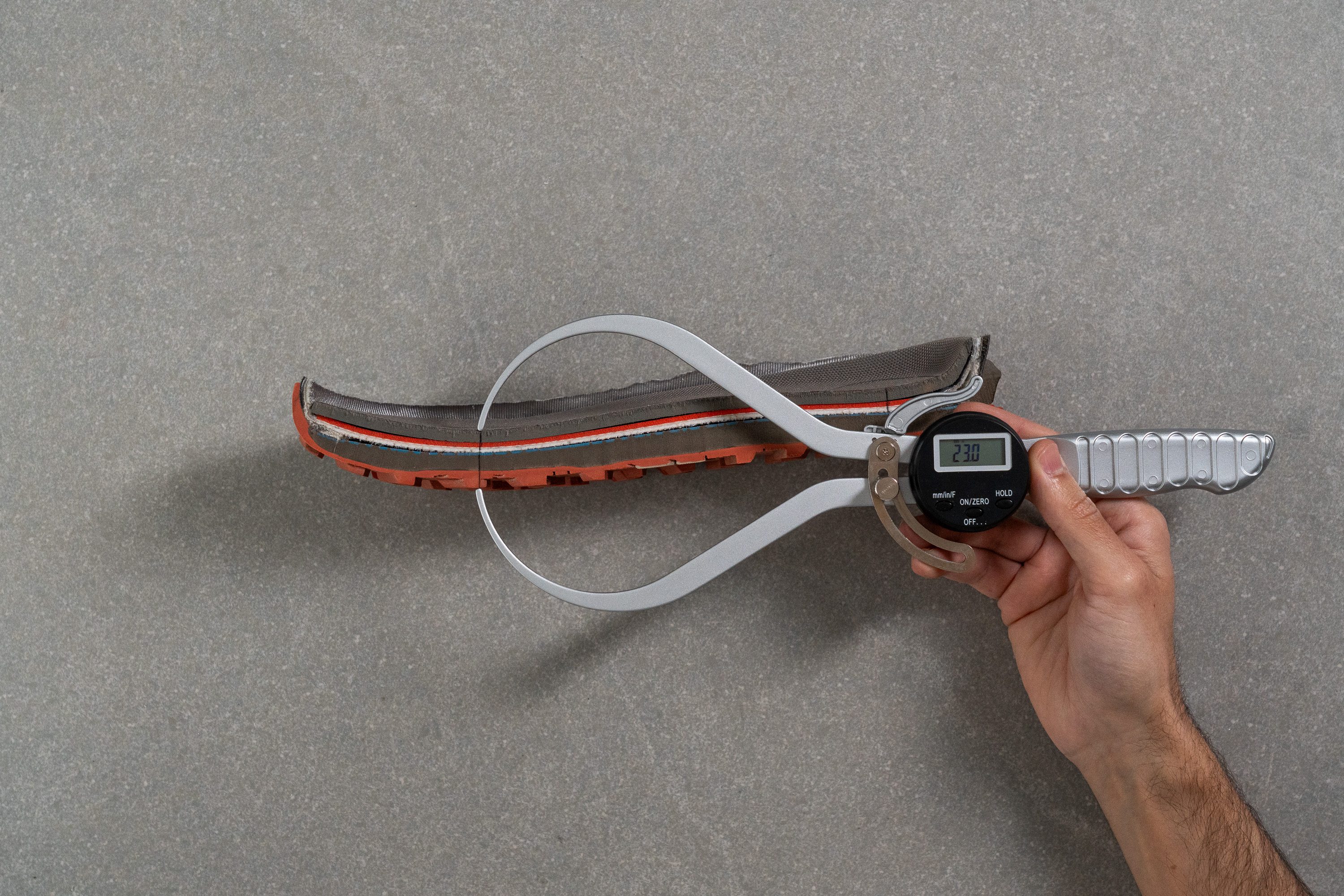 Altra Lone Peak 9 Waterproof Mid Forefoot stack