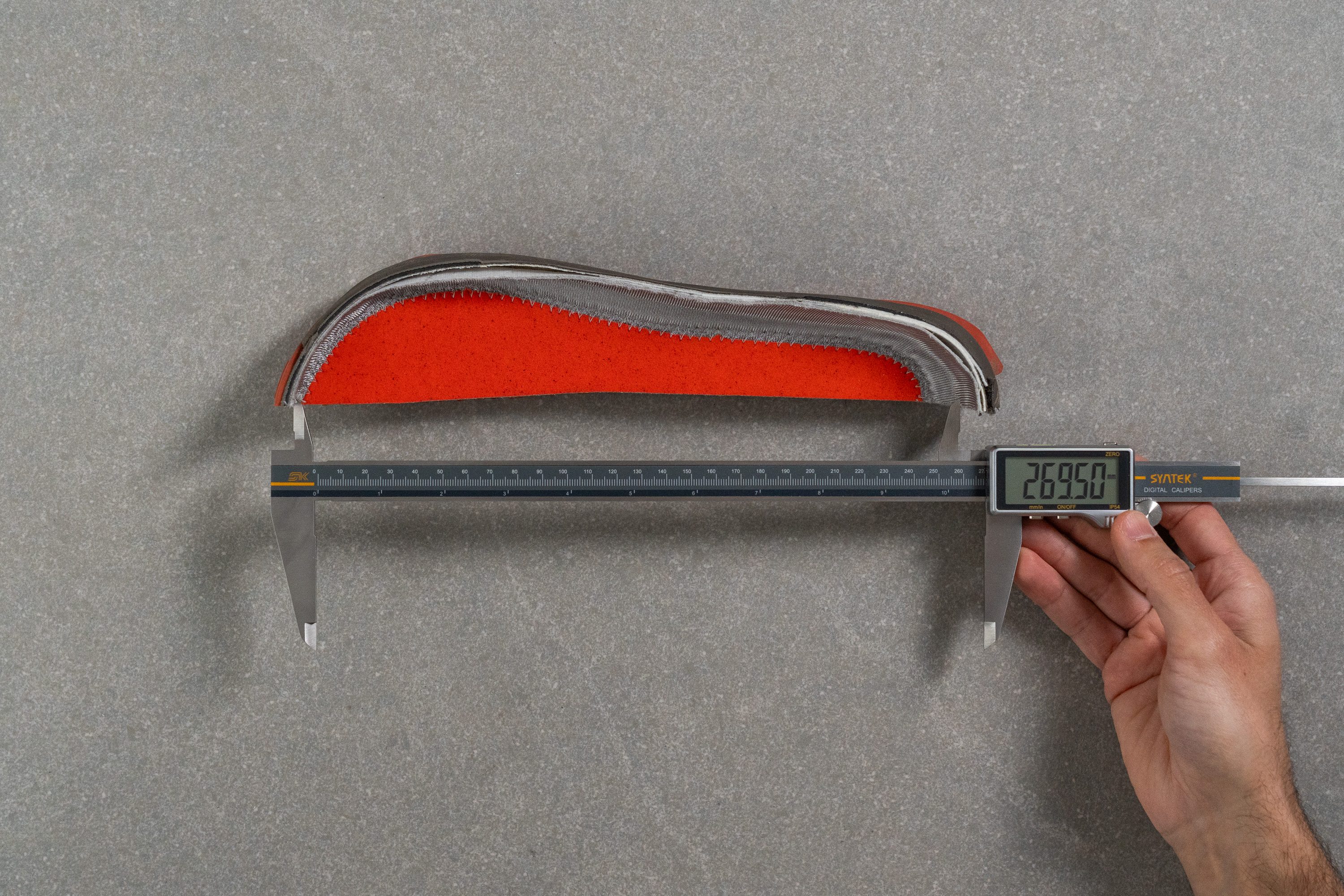 Altra Lone Peak 9 Waterproof Mid Internal length