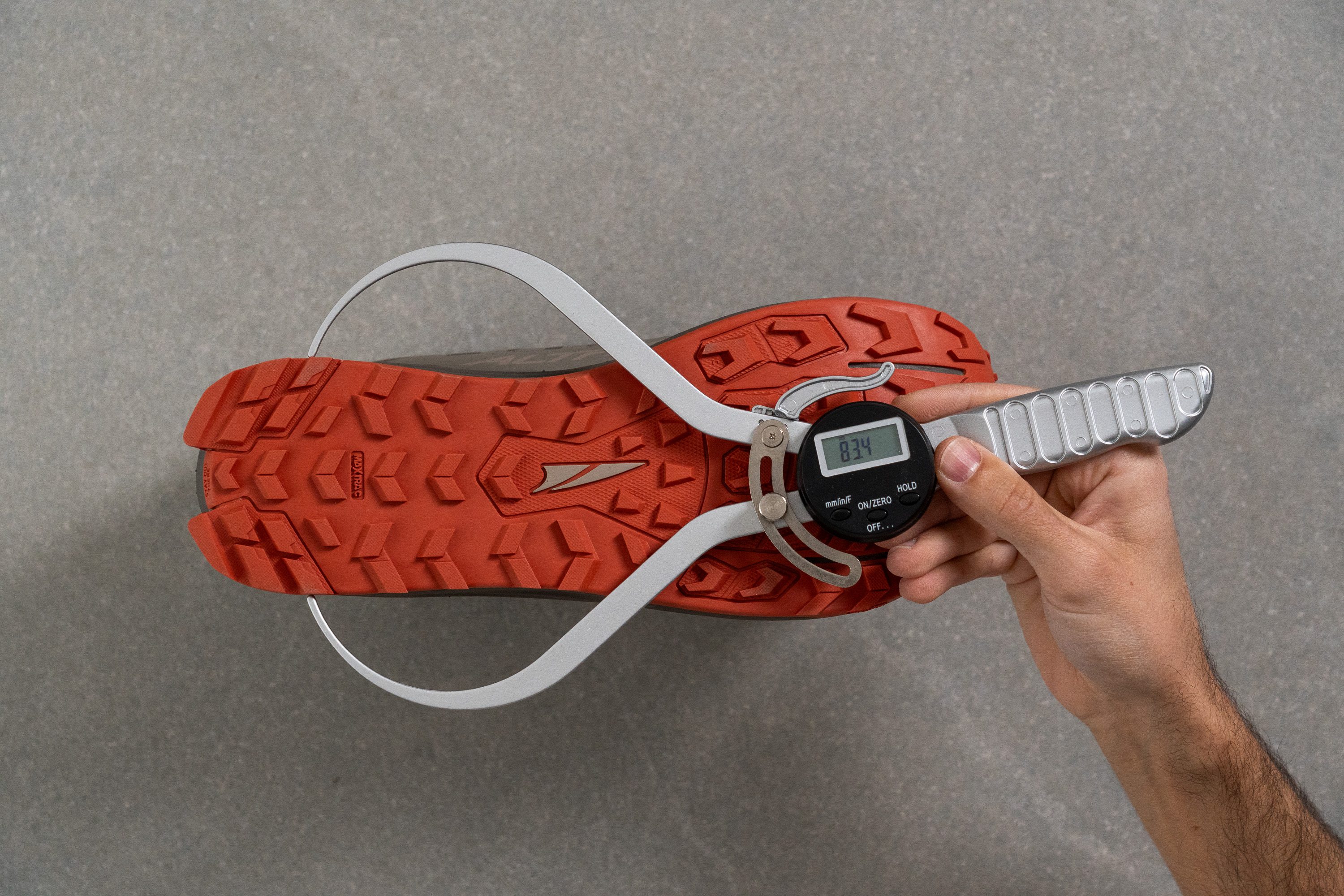 Altra Lone Peak 9 Waterproof Mid Midsole width - heel