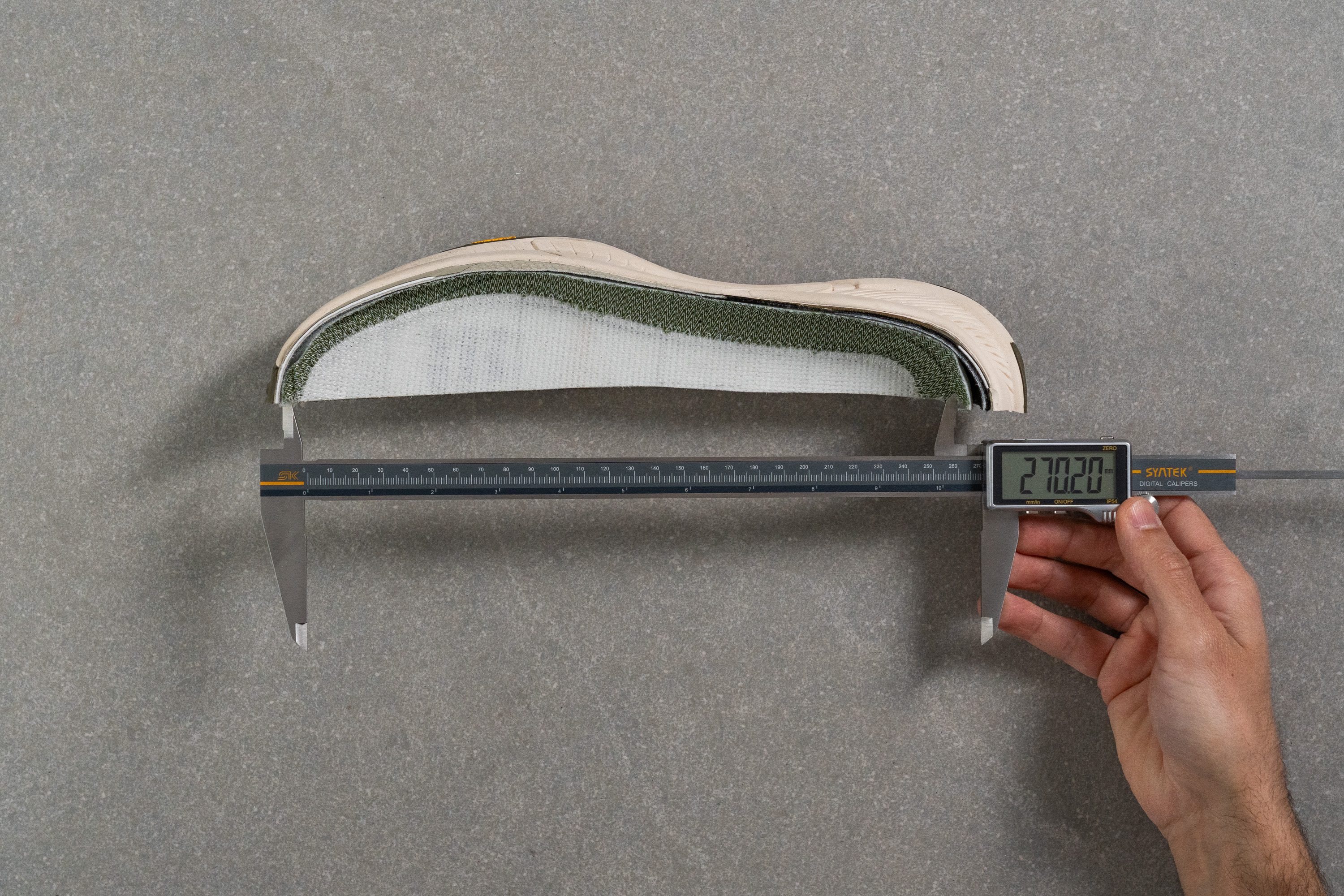 HOKA Transport Hike GTX Internal length