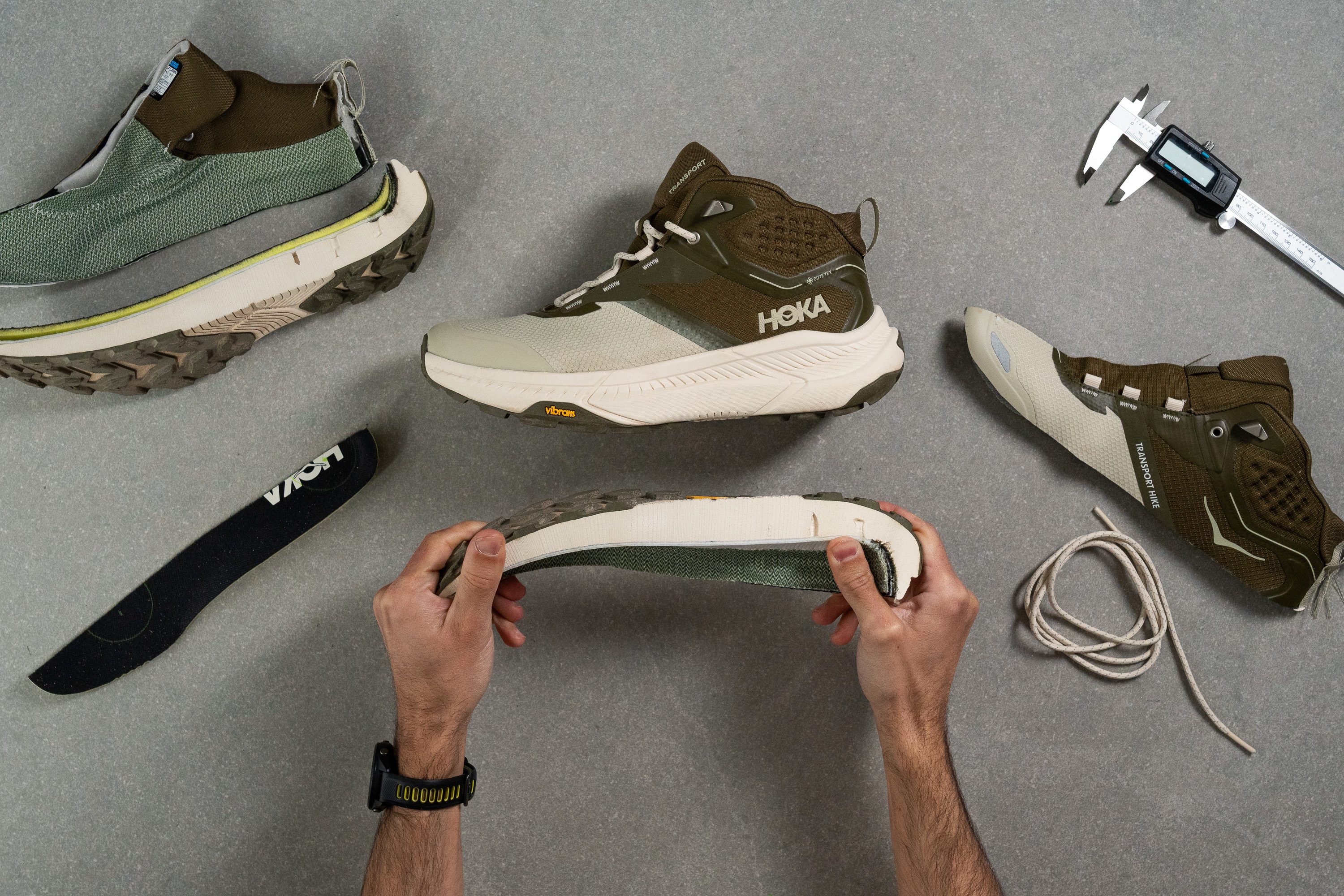 HOKA Transport Hike GTX lab test