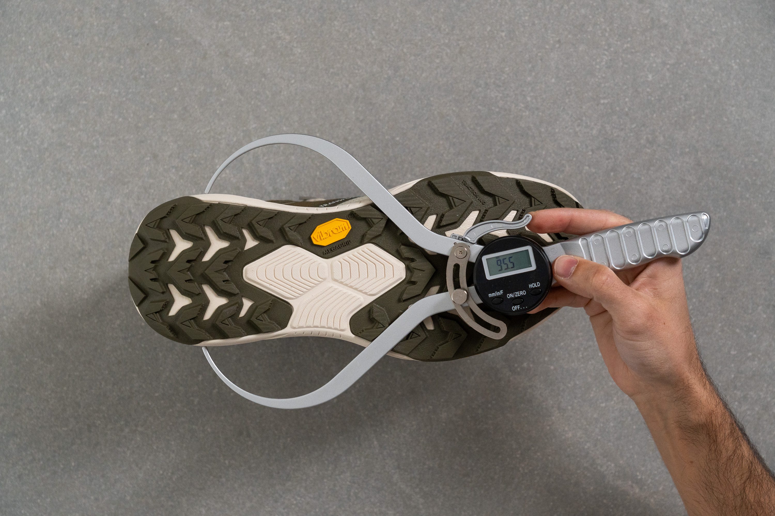 HOKA Transport Hike GTX Midsole width - heel