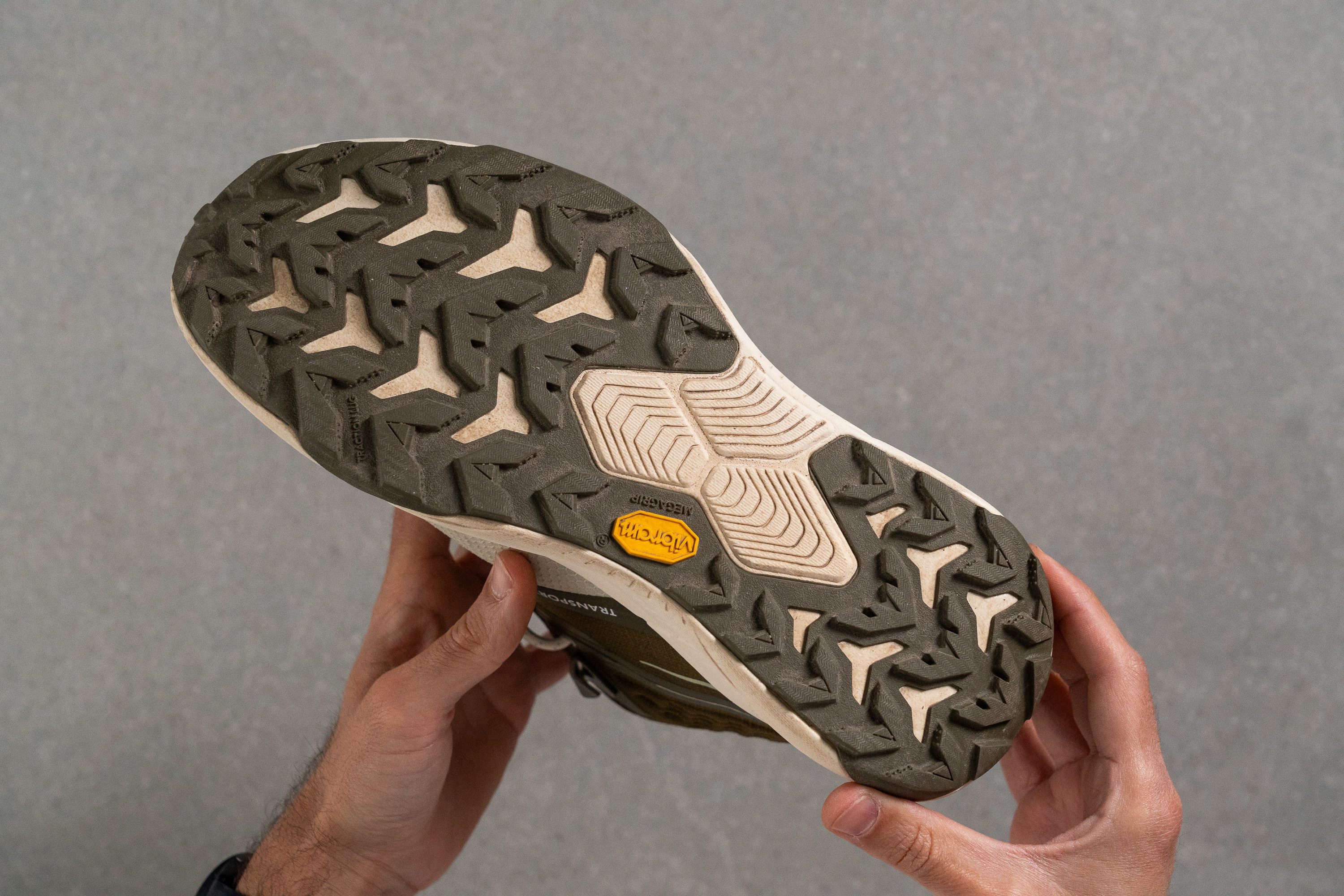 HOKA Transport Hike GTX traction lug