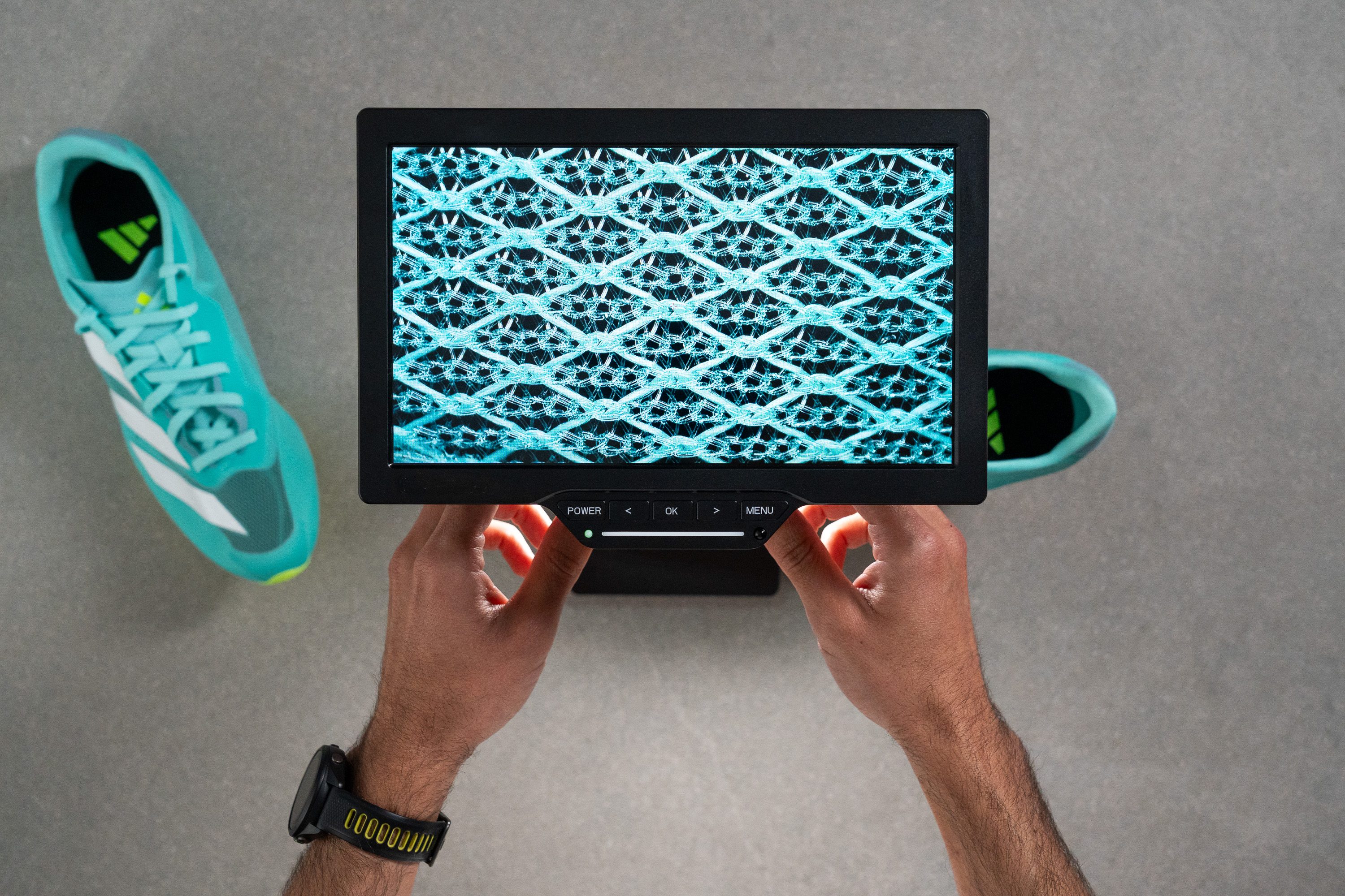 Adidas Adizero Sprintstar microscope