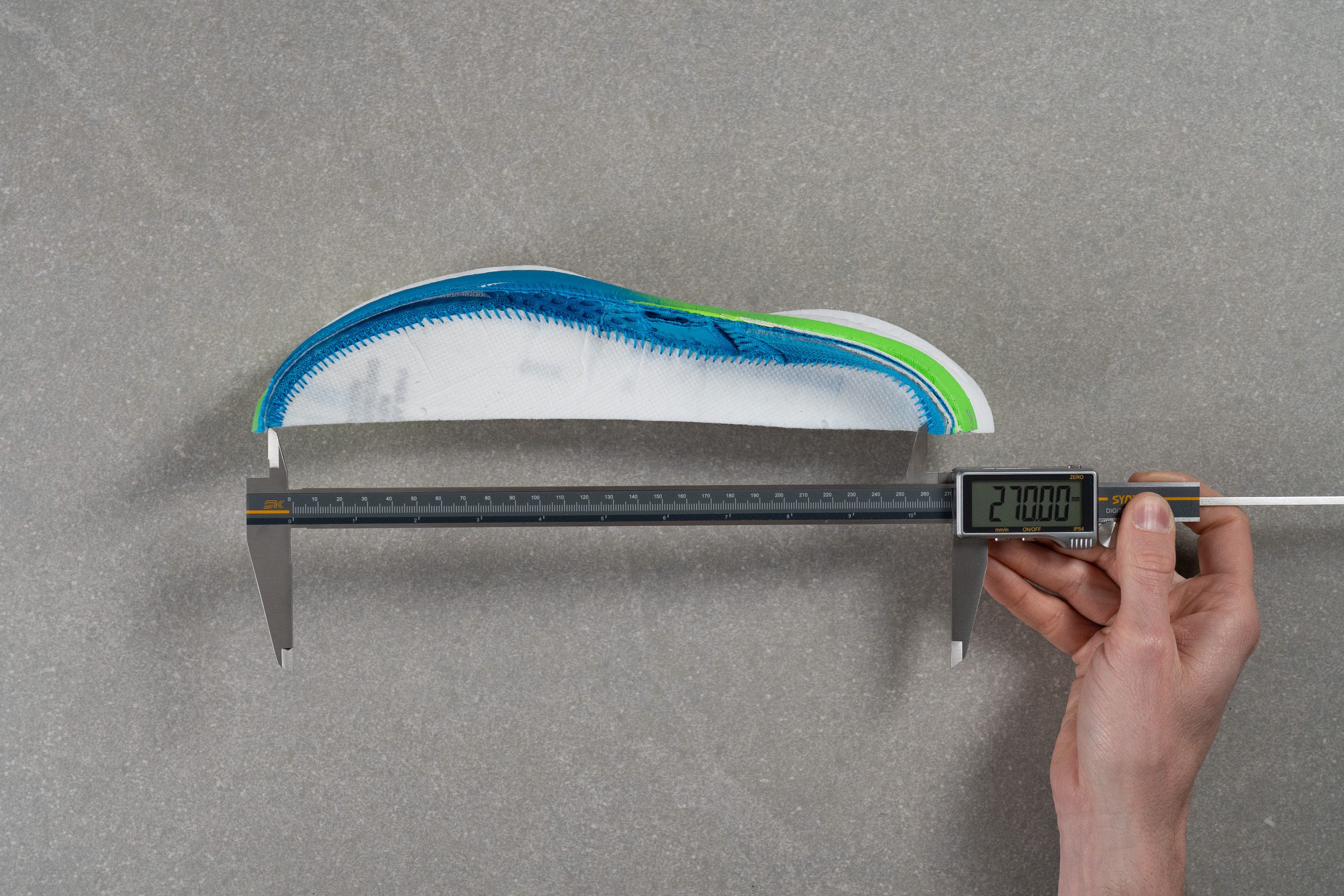 Saucony Endorphin Azura Internal length