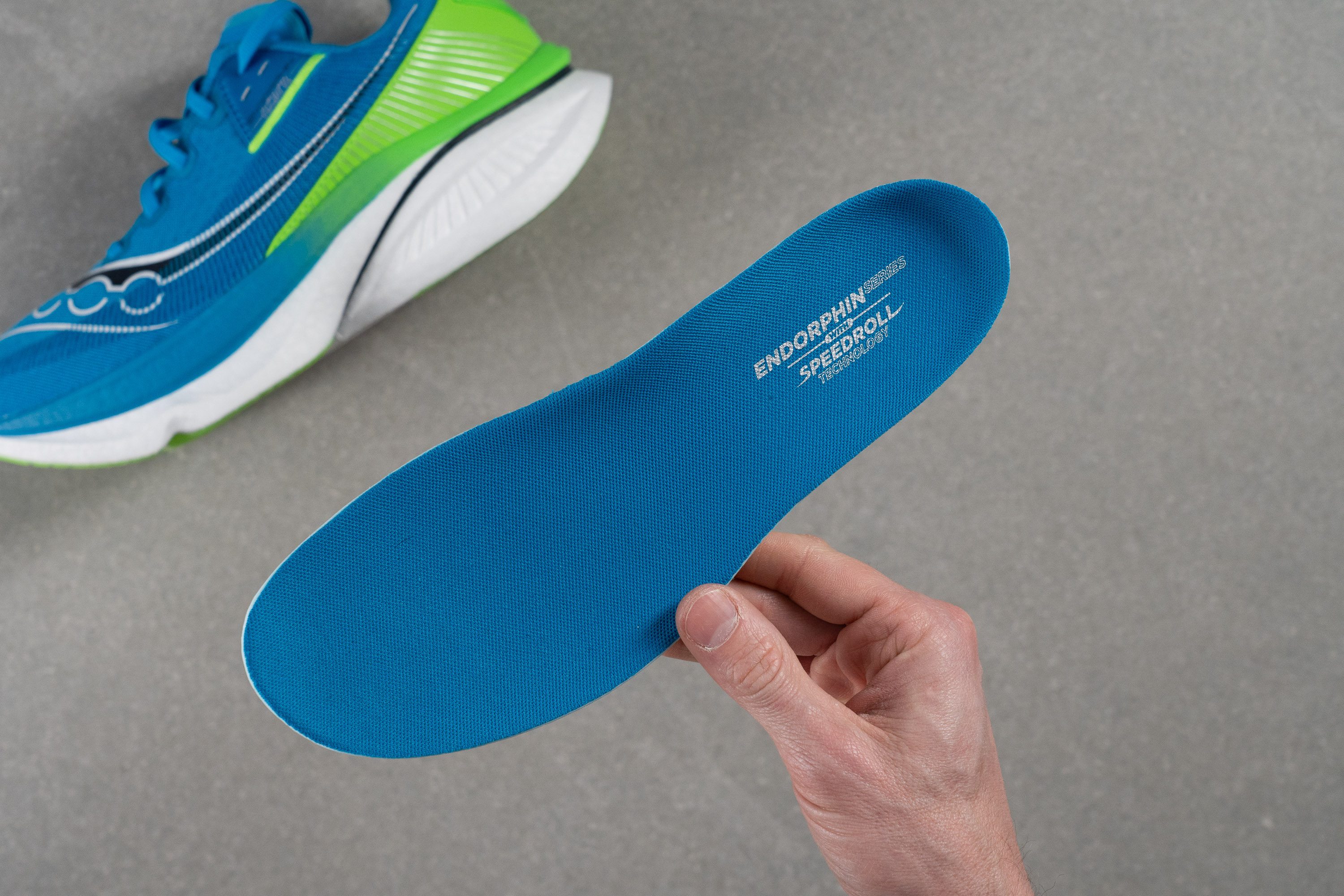Saucony Endorphin Azura Removable insole