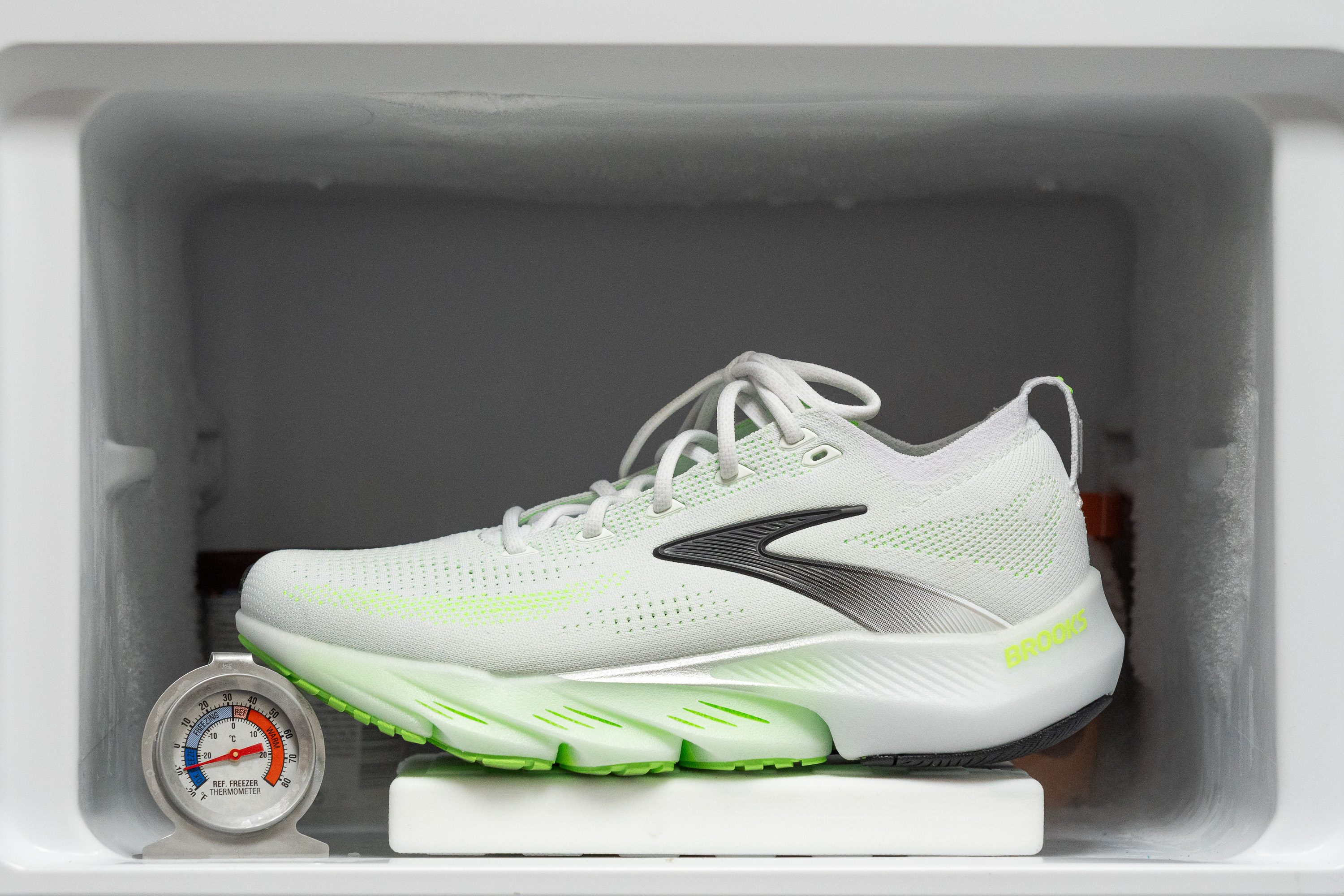 Brooks Glycerin Flex Midsole softness in cold (%)