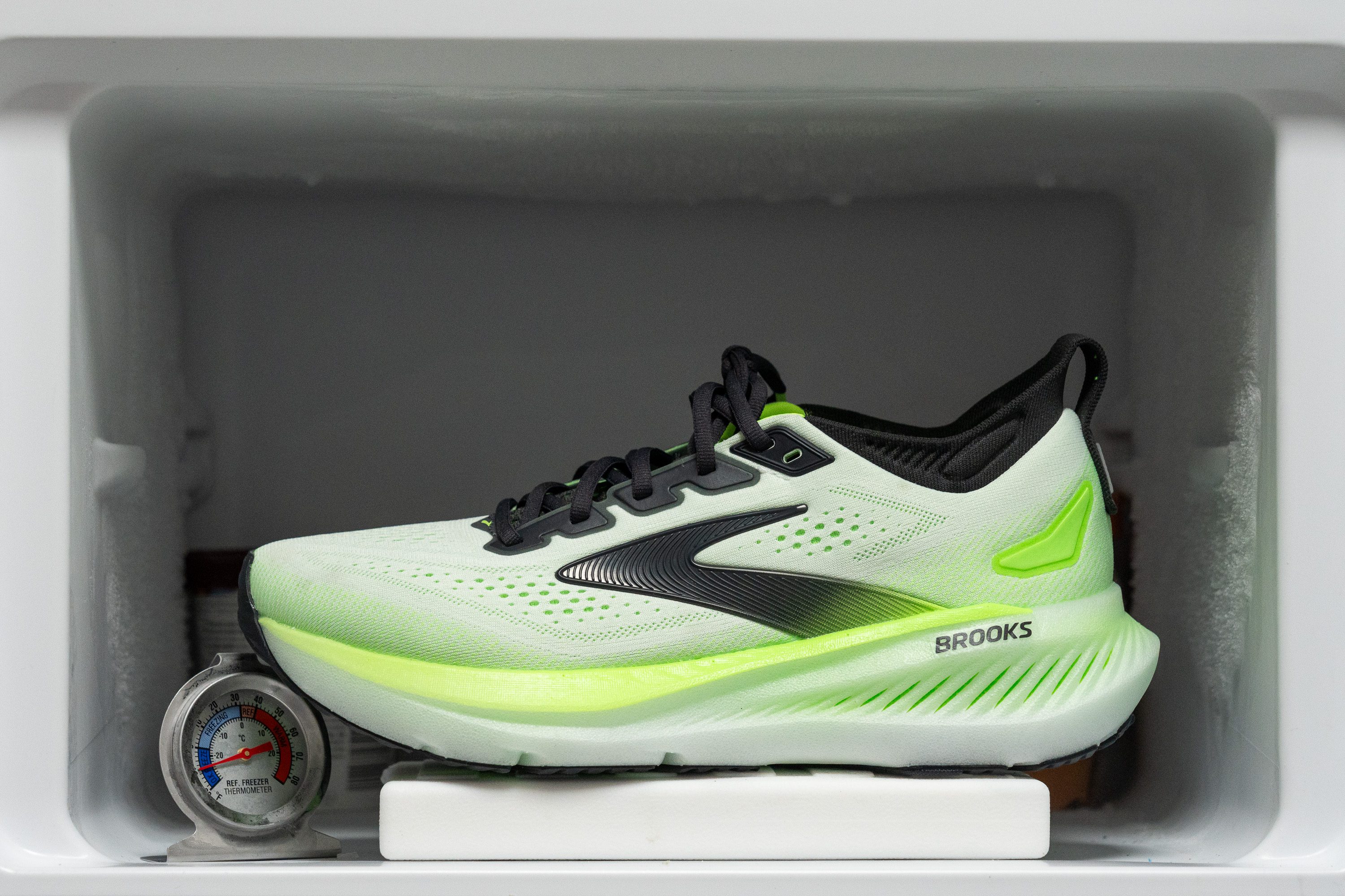 Brooks Glycerin 23 Midsole softness in cold (%)