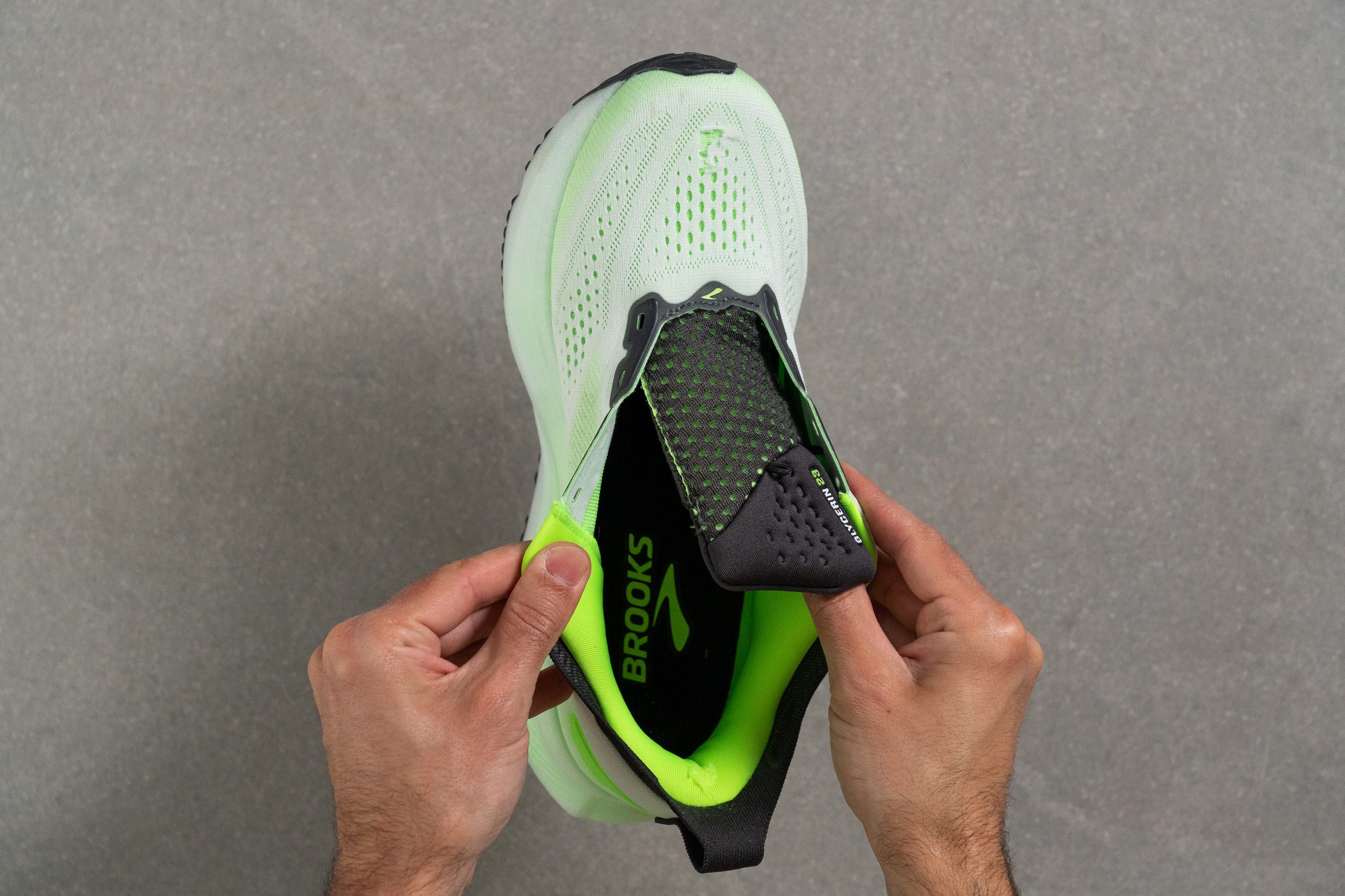 Brooks Glycerin 23 Tongue: gusset type