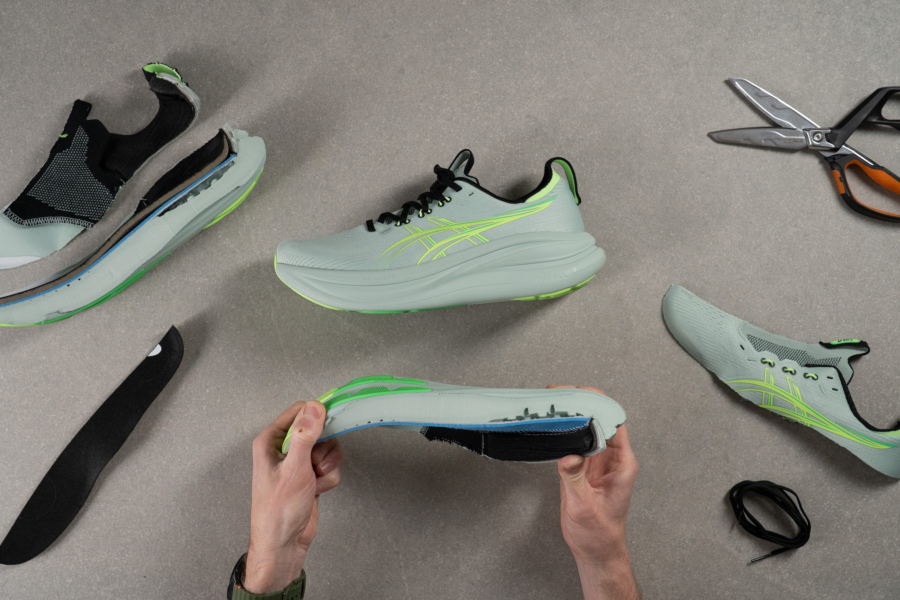 ASICS Gel Nimbus 28 parts