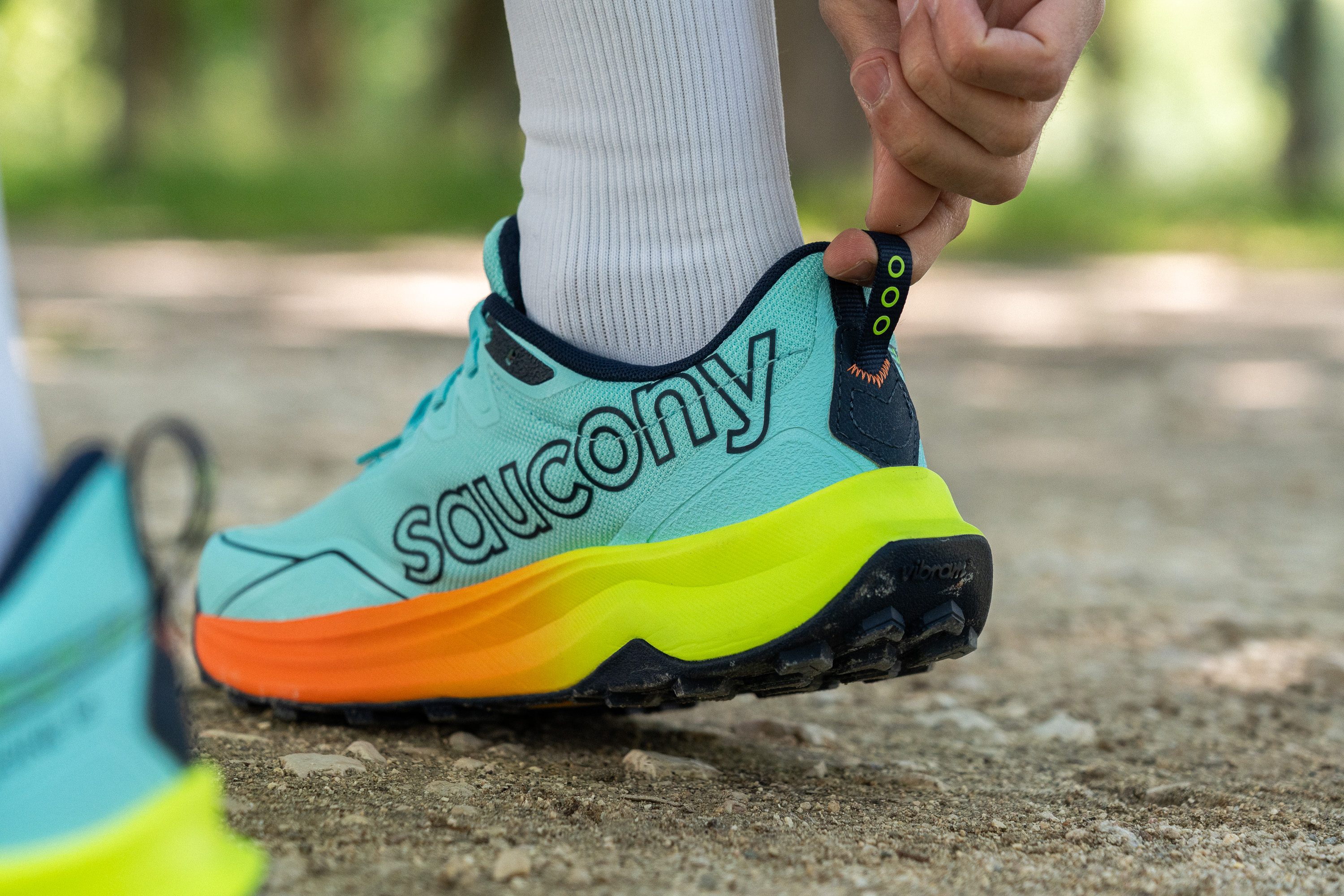 Saucony Peregrine 16 Heel tab
