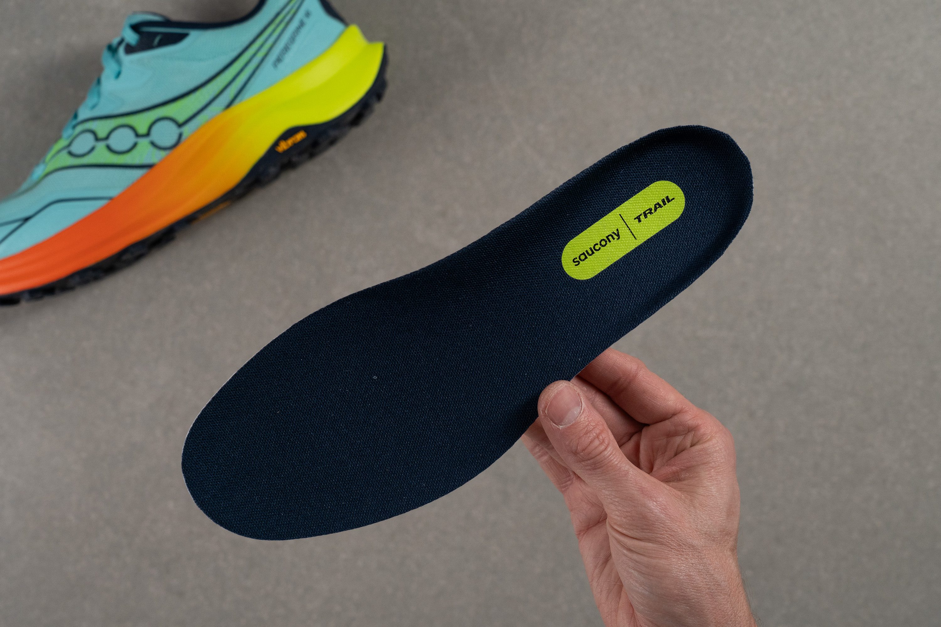 Saucony Peregrine 16 Removable insole