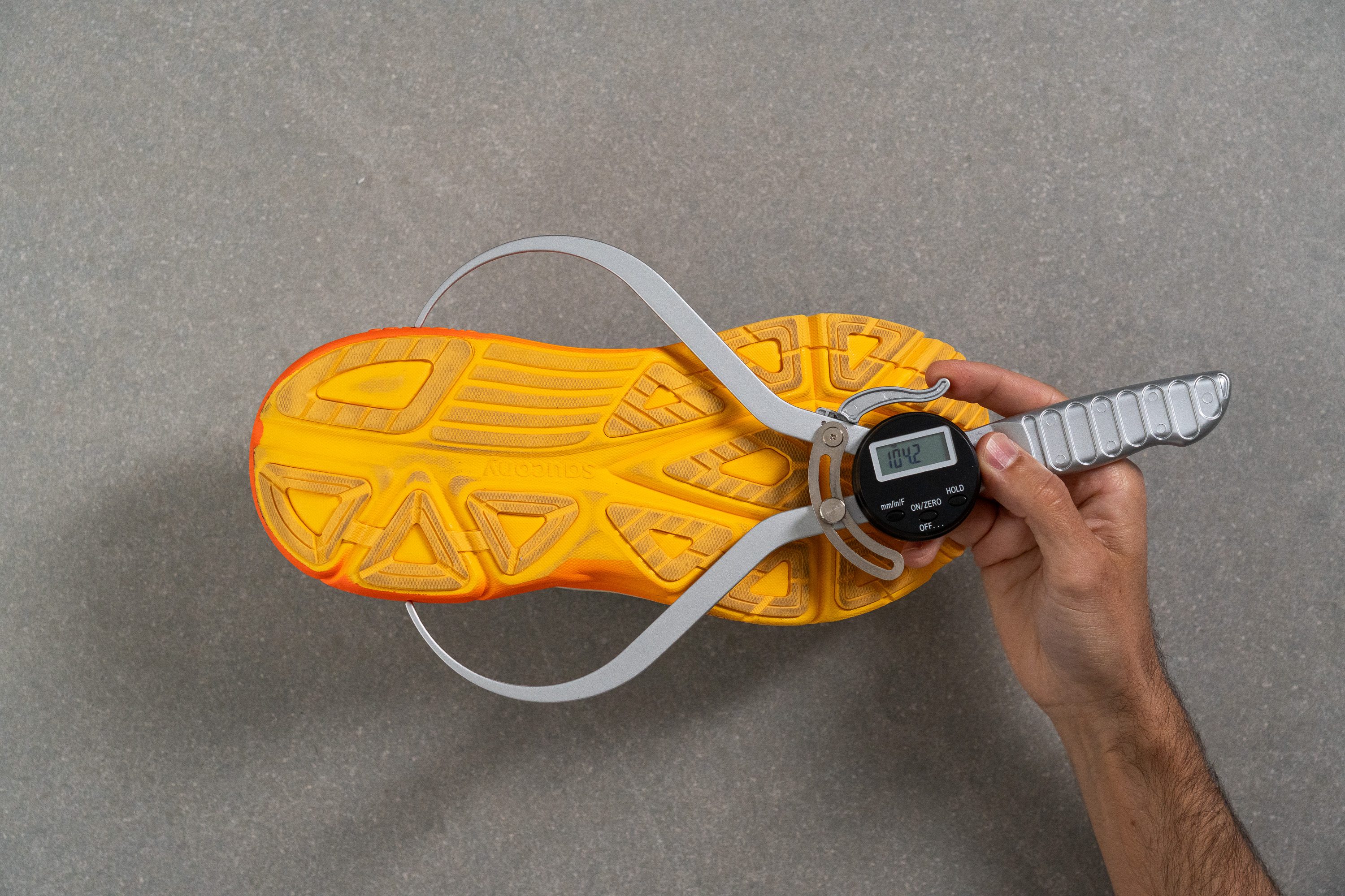 Saucony Guide 19 Midsole width - heel