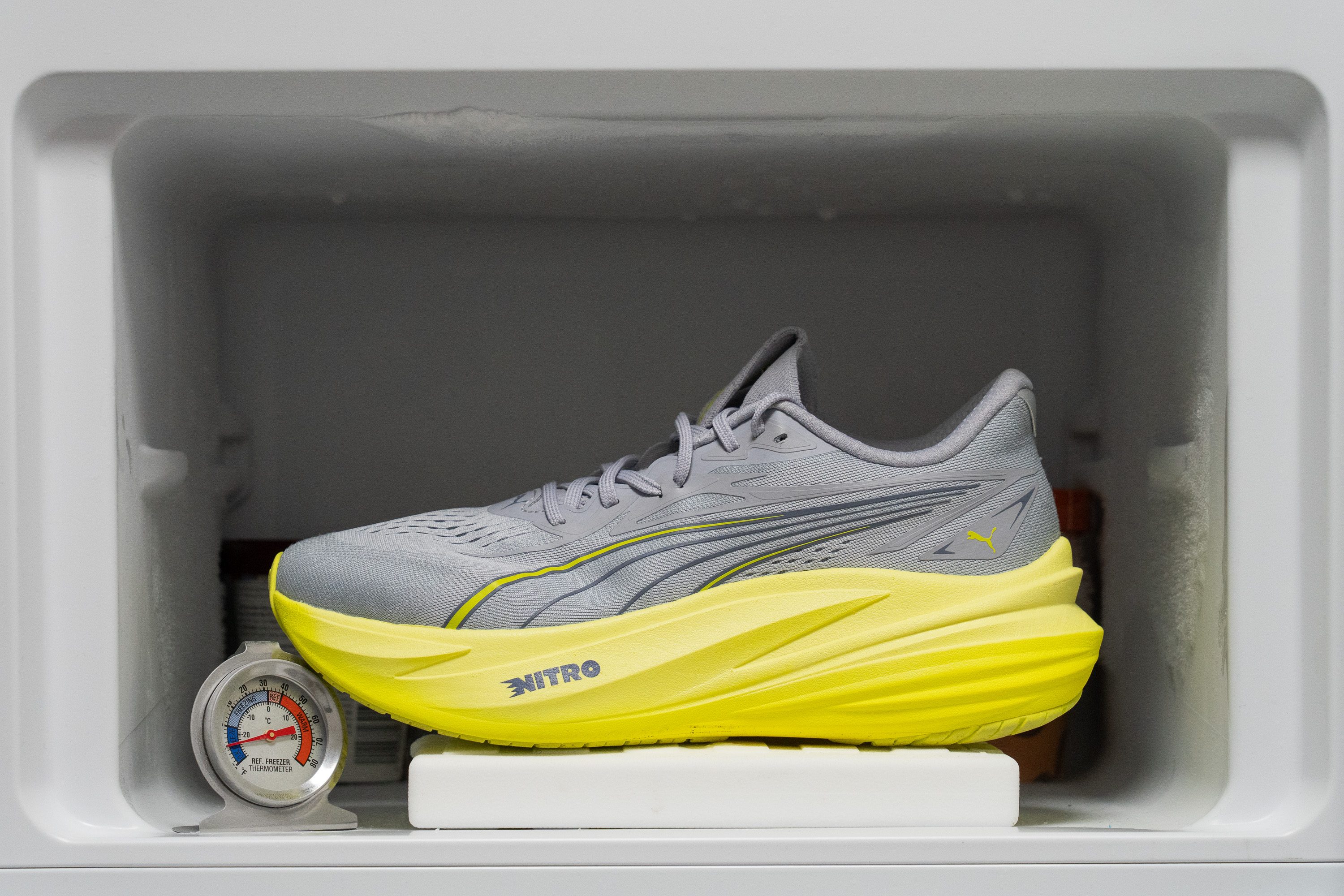 PUMA MagMax Nitro 2 Midsole softness in cold (%)