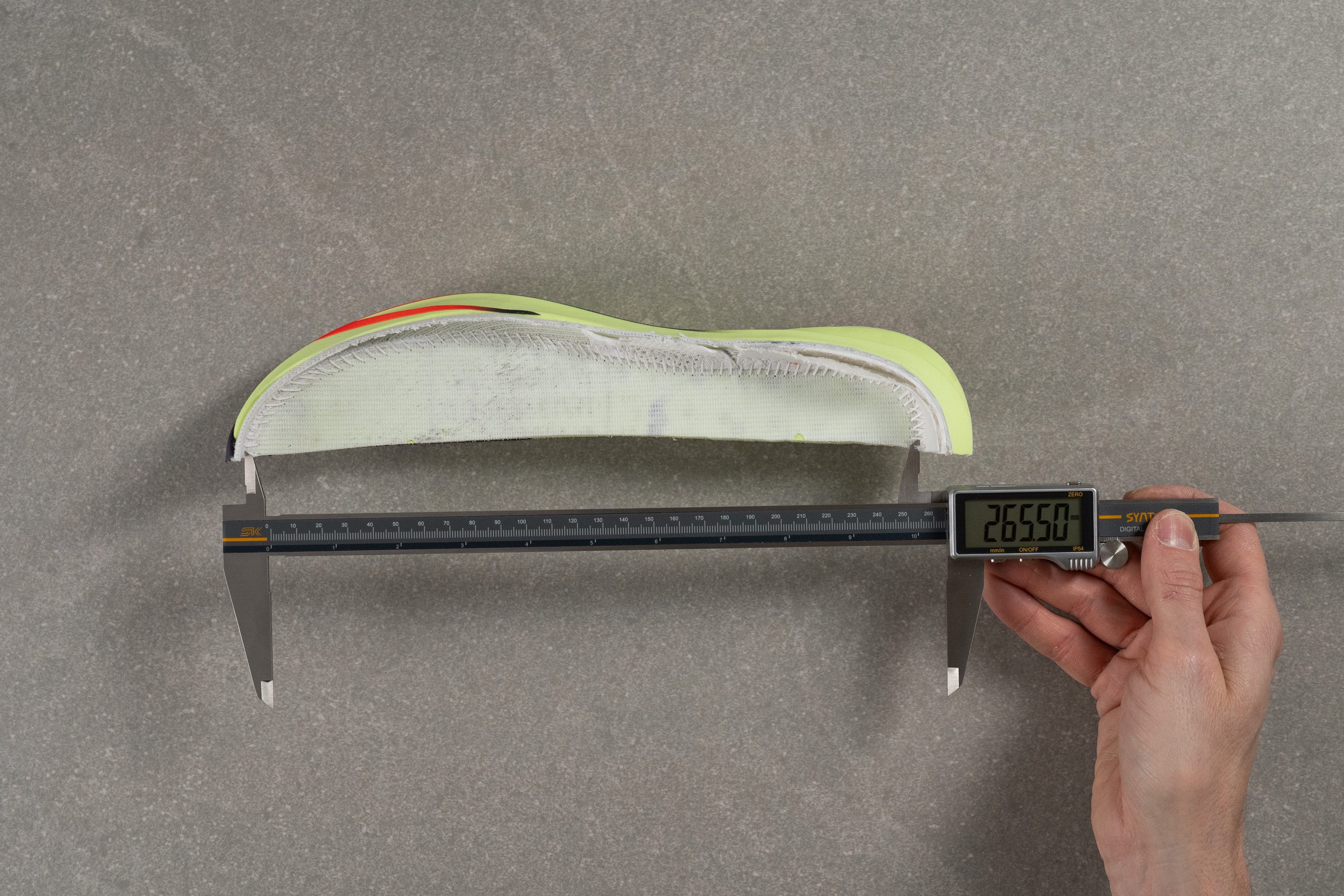 HOKA Mach 7 Internal length
