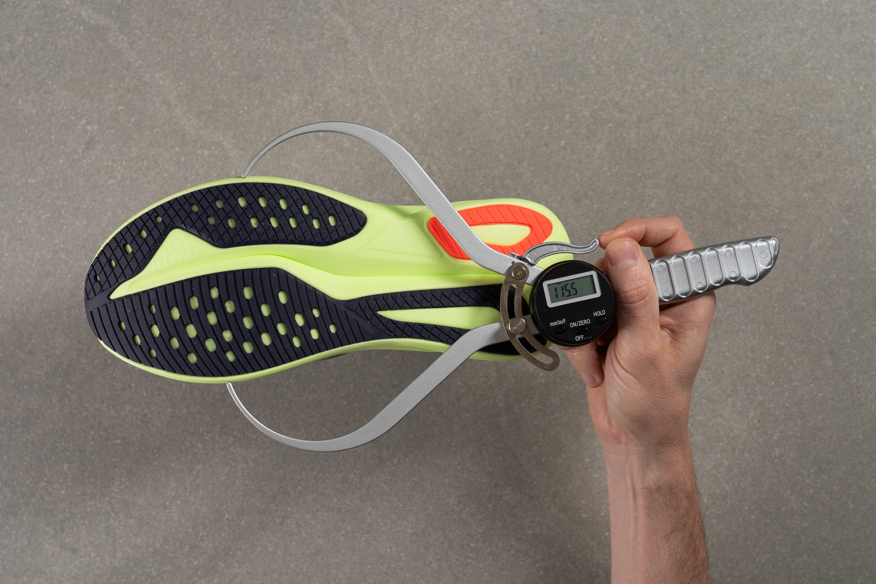HOKA Mach 7 Midsole width - forefoot