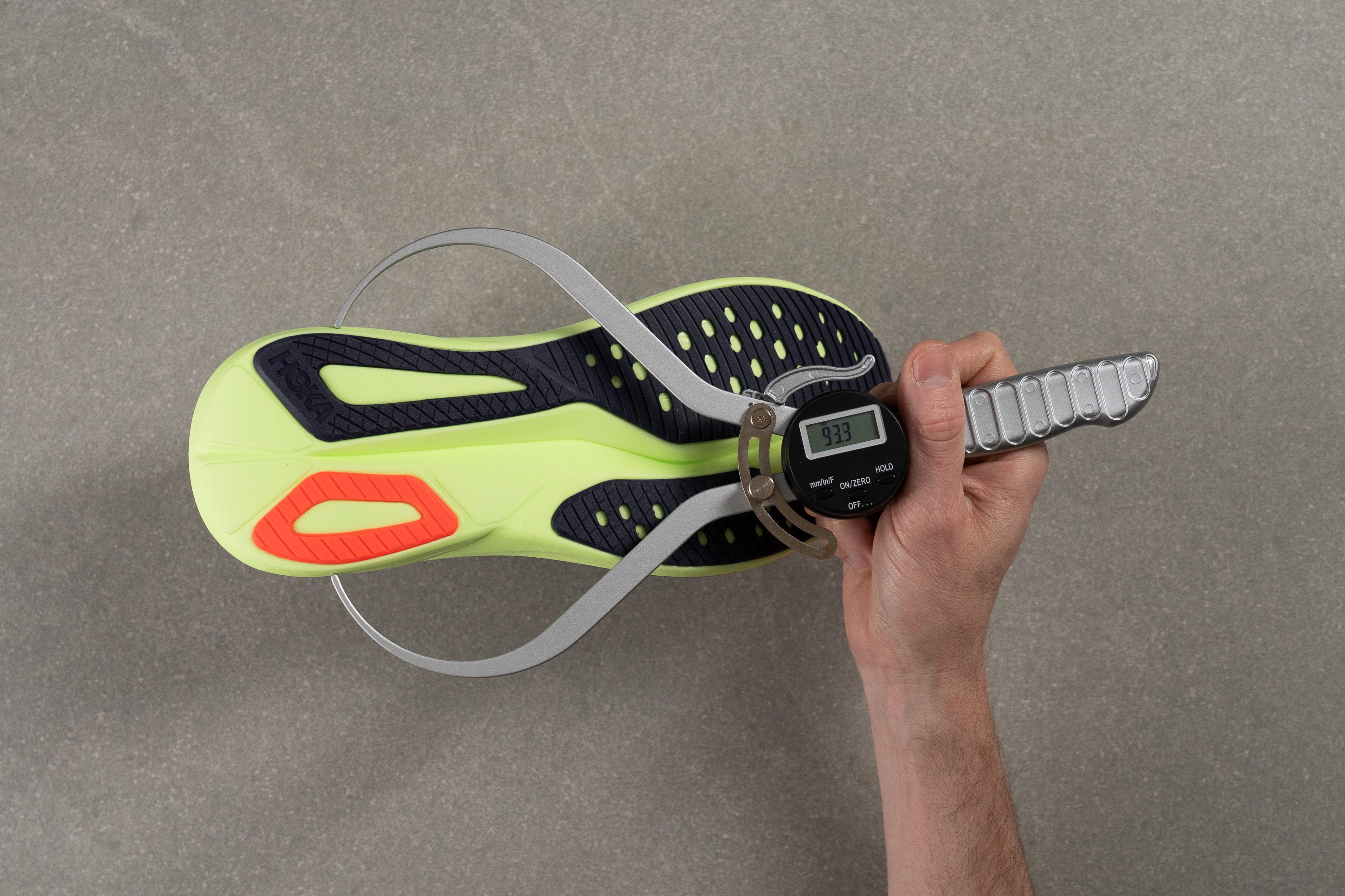 HOKA Mach 7 Midsole width - heel
