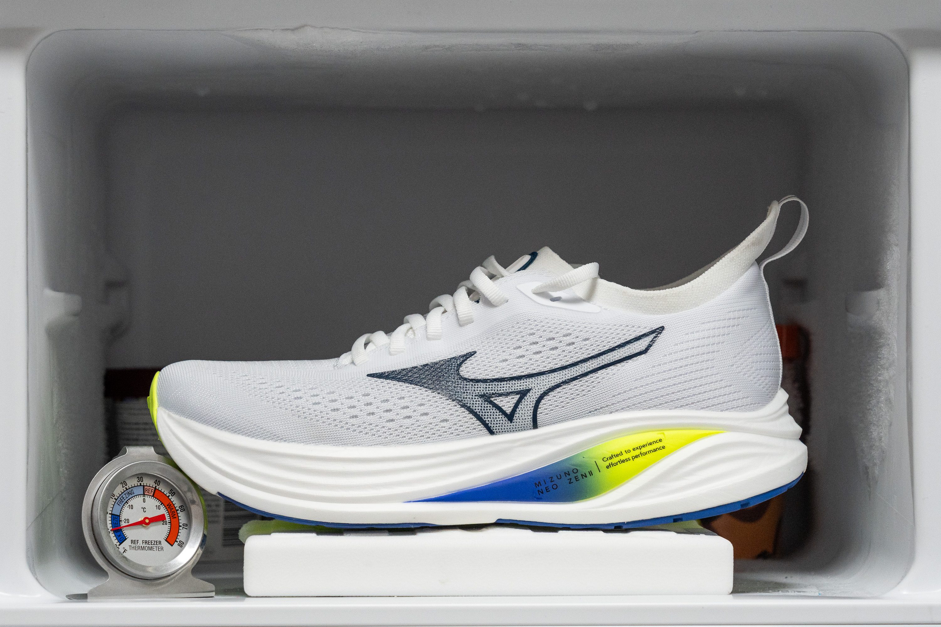 Mizuno Neo Zen 2 Midsole softness in cold (%)