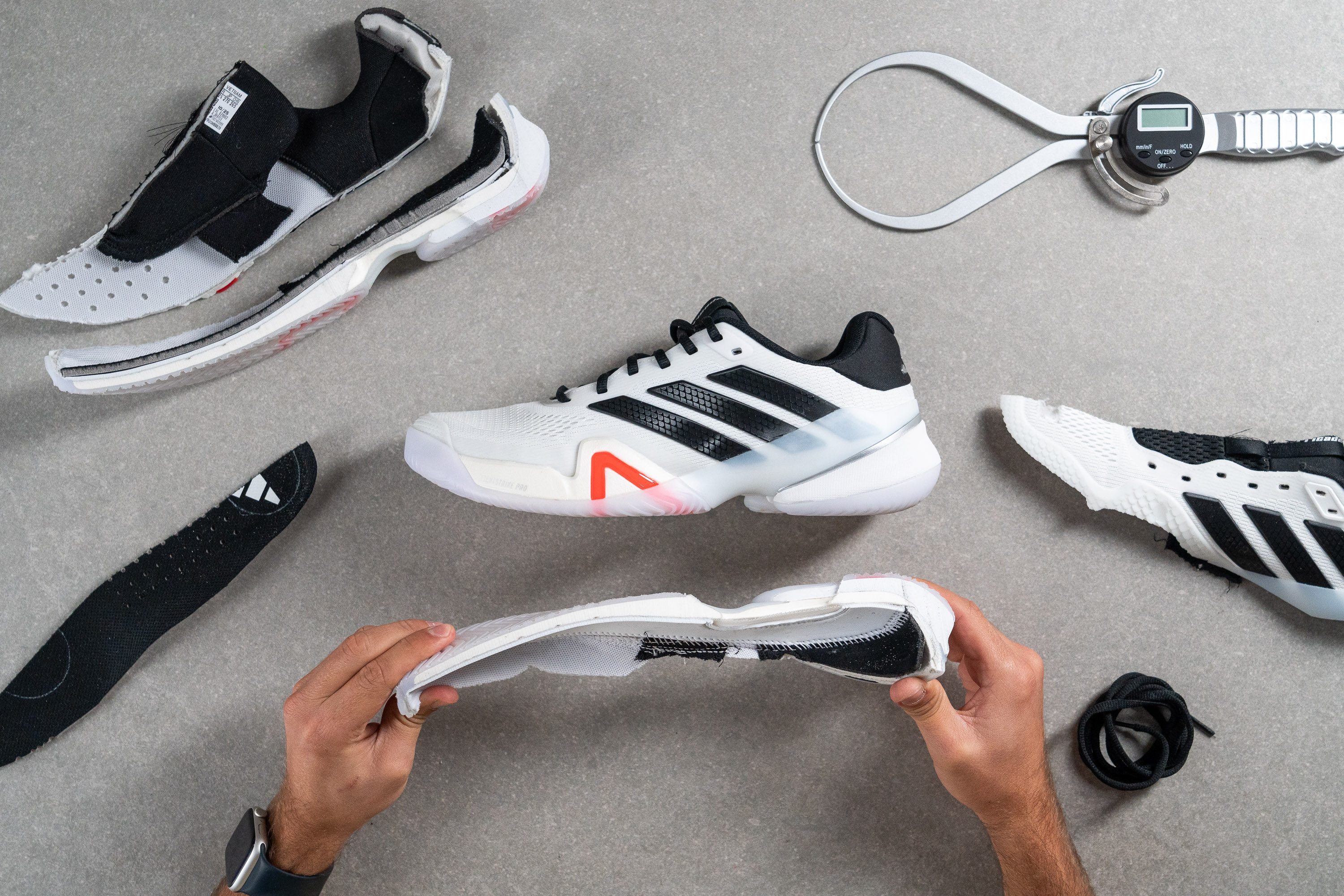 Adidas Barricade 14 lab test