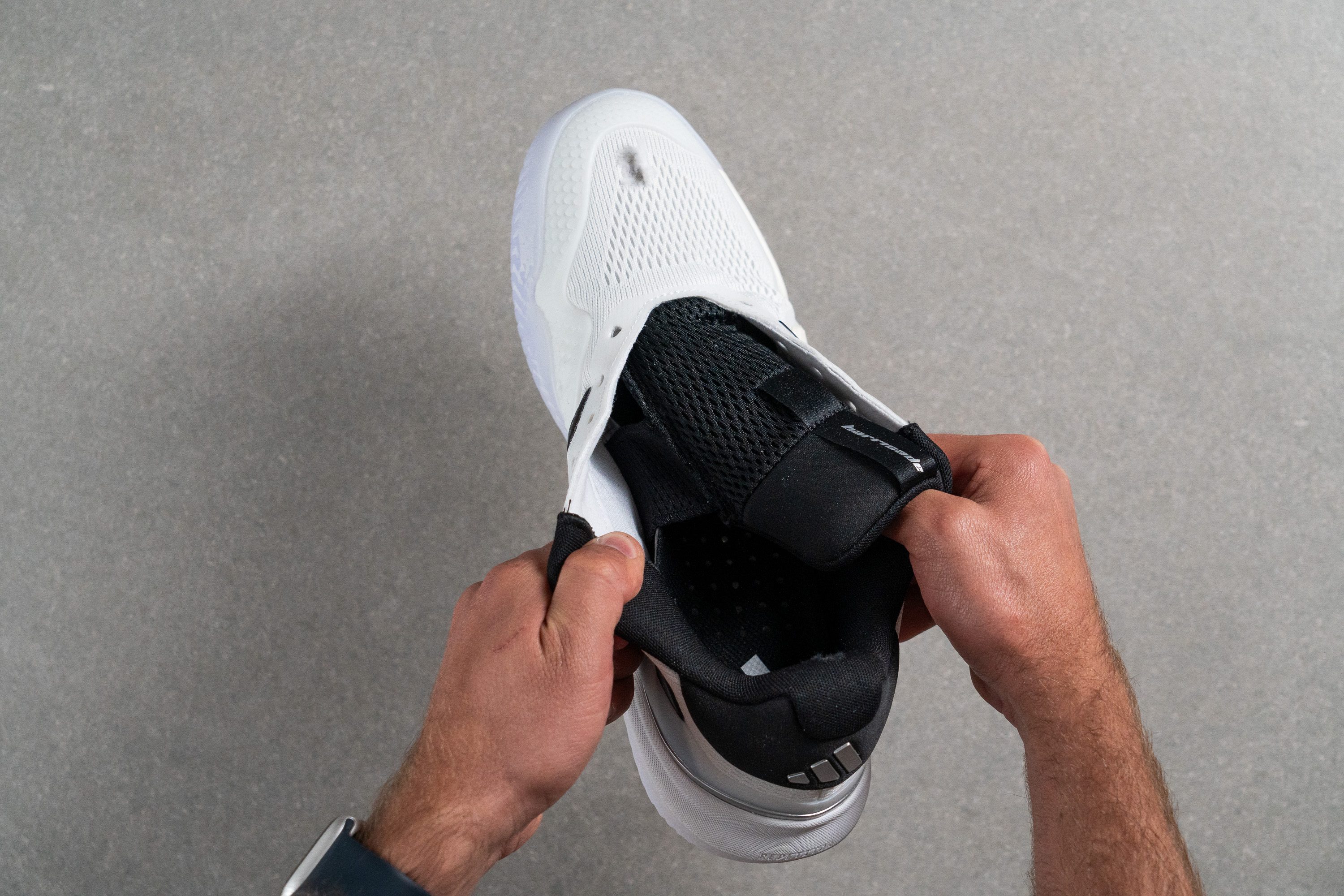 Adidas Barricade 14 Tongue: gusset type