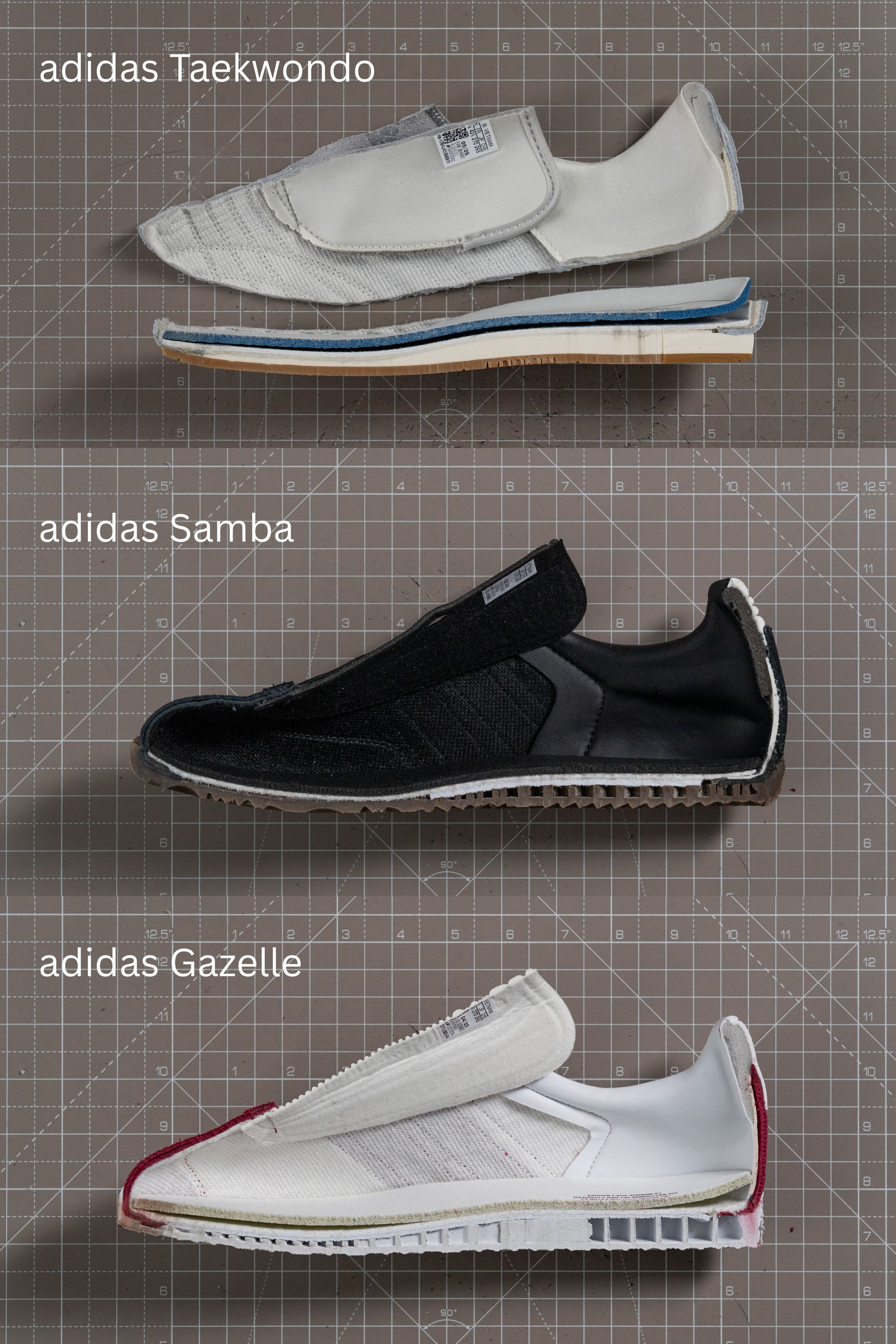 adidas Taekwondo vs samba vs gazelle