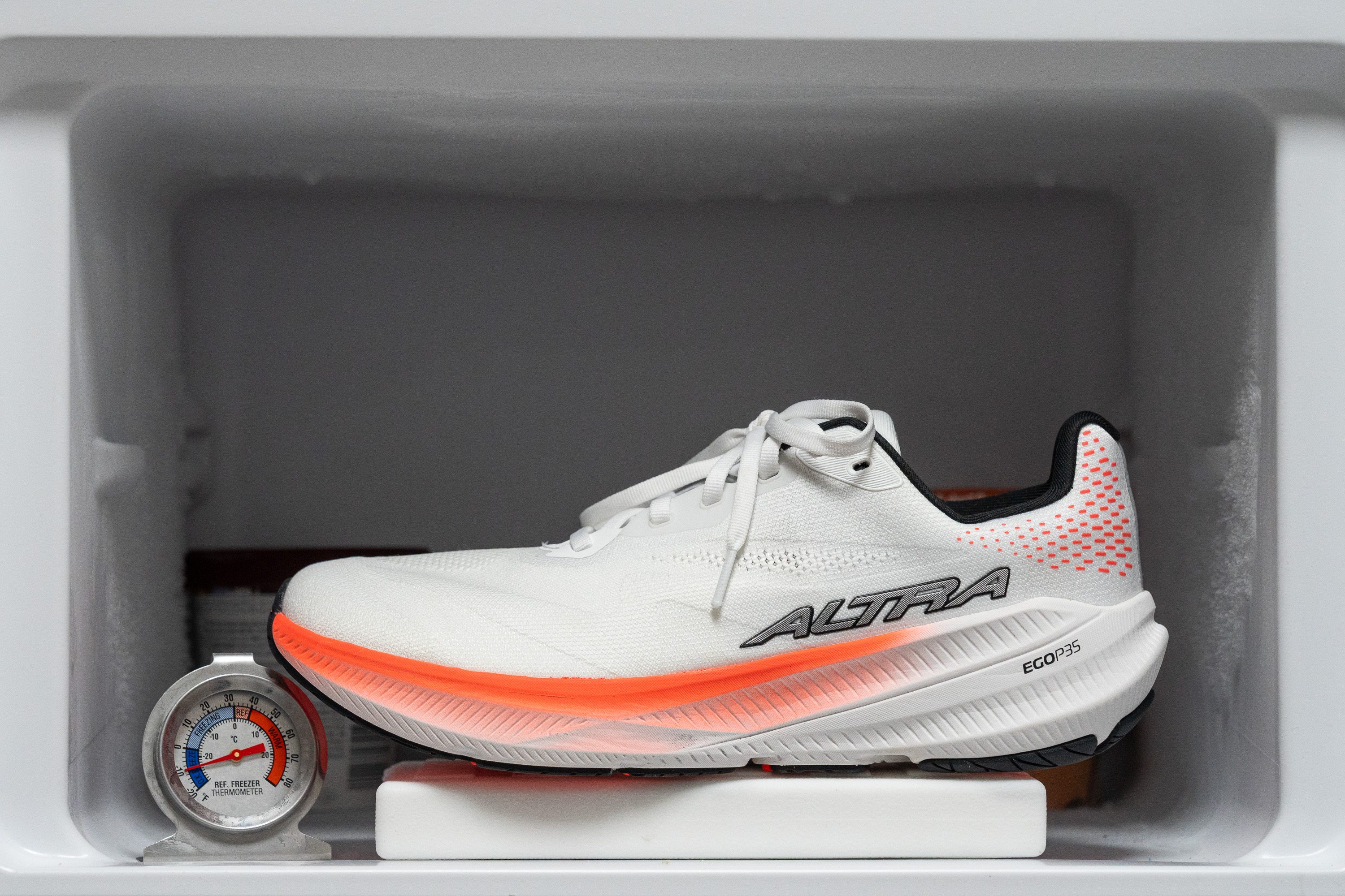 Altra Experience Flow 3 Midsole softness in cold (%)