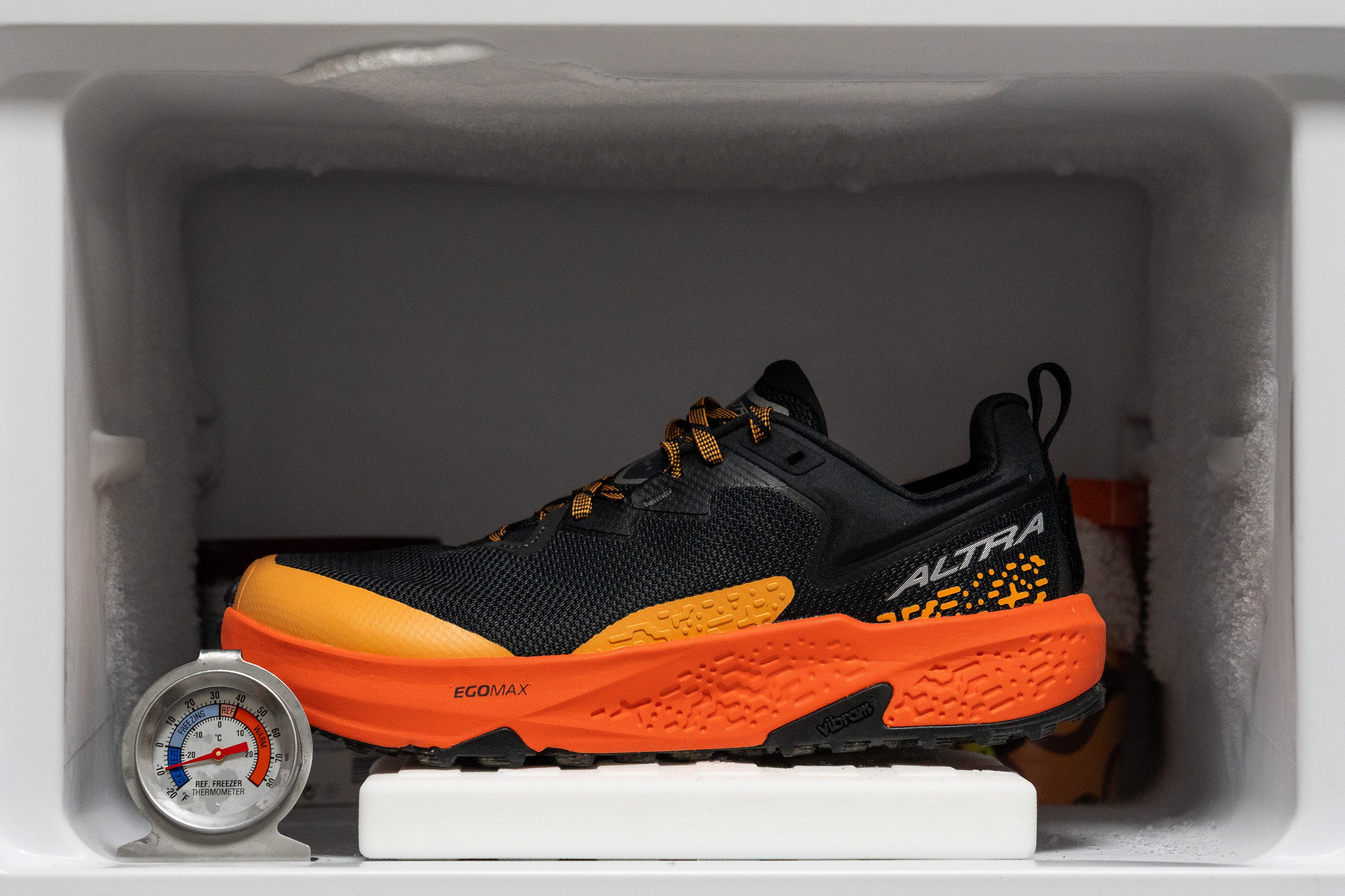 Altra Timp 6 Midsole softness in cold (%)