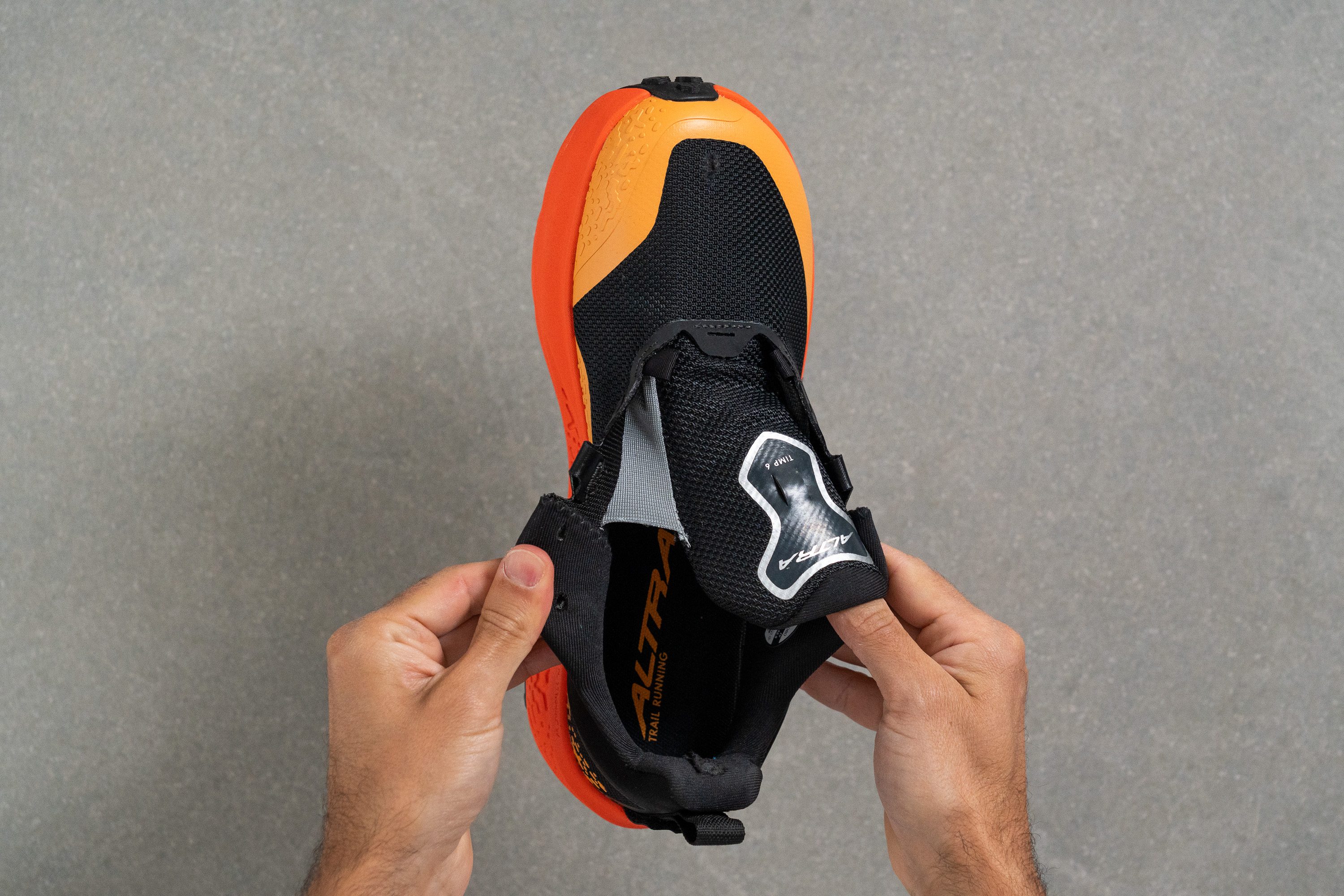 Altra Timp 6 Tongue: gusset type