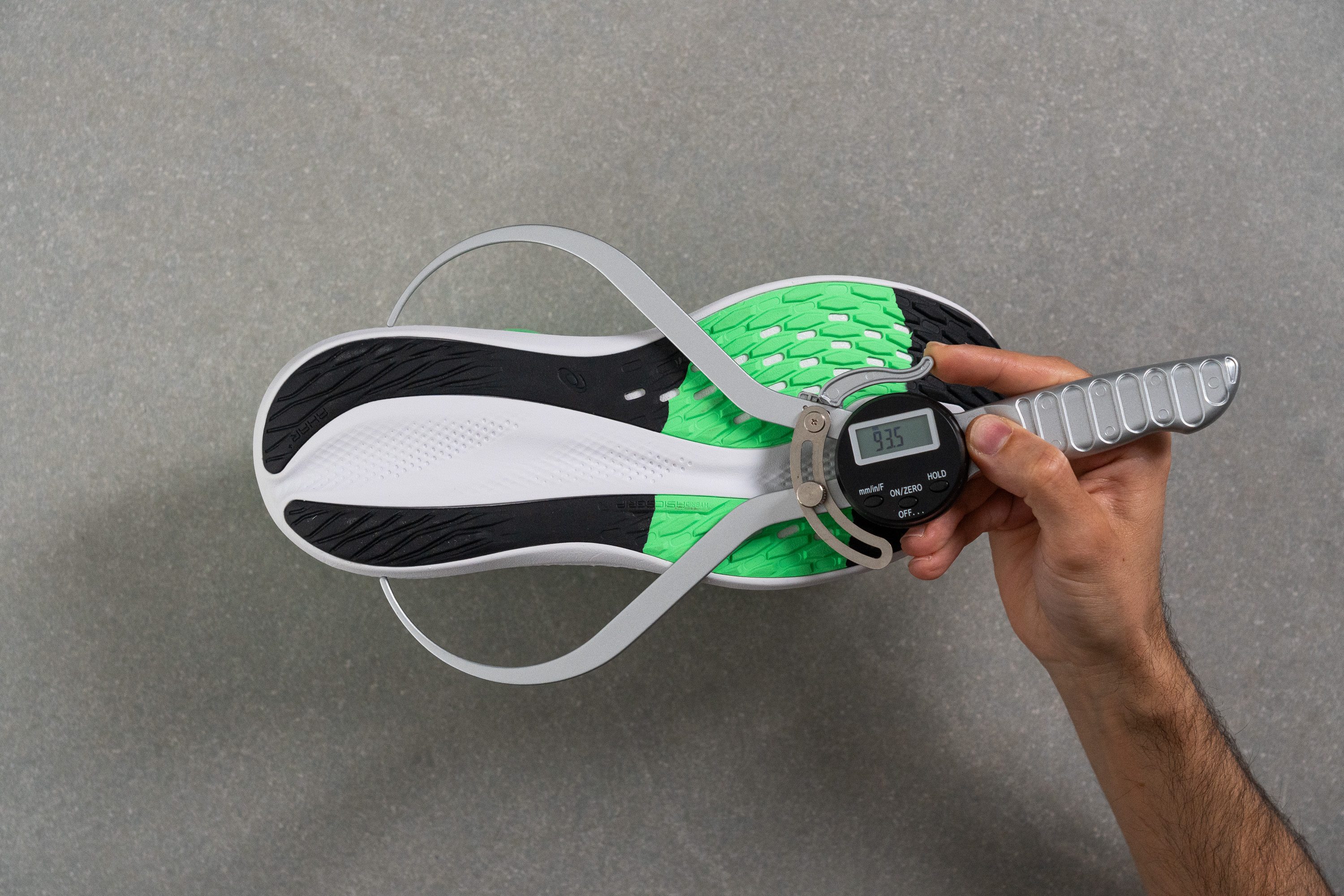 ASICS Glideride Max 2 Midsole width - heel