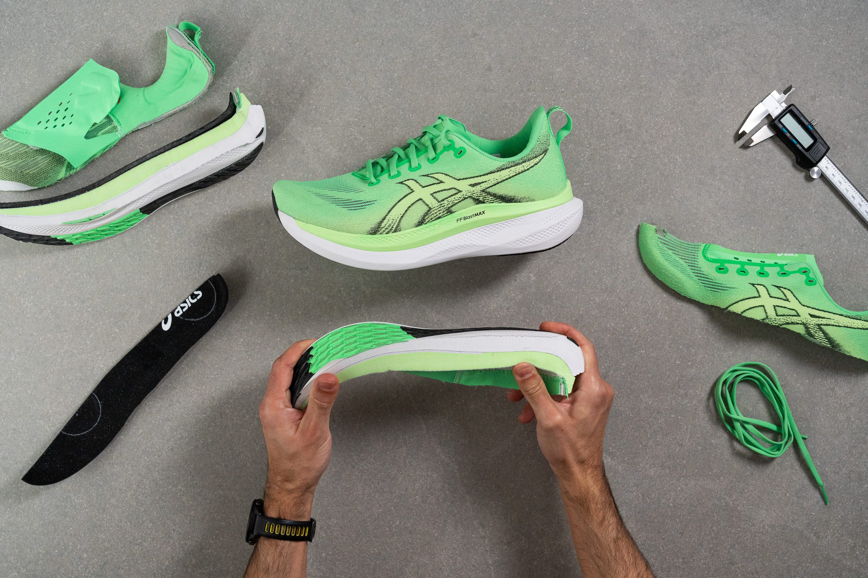 ASICS Glideride Max 2 parts