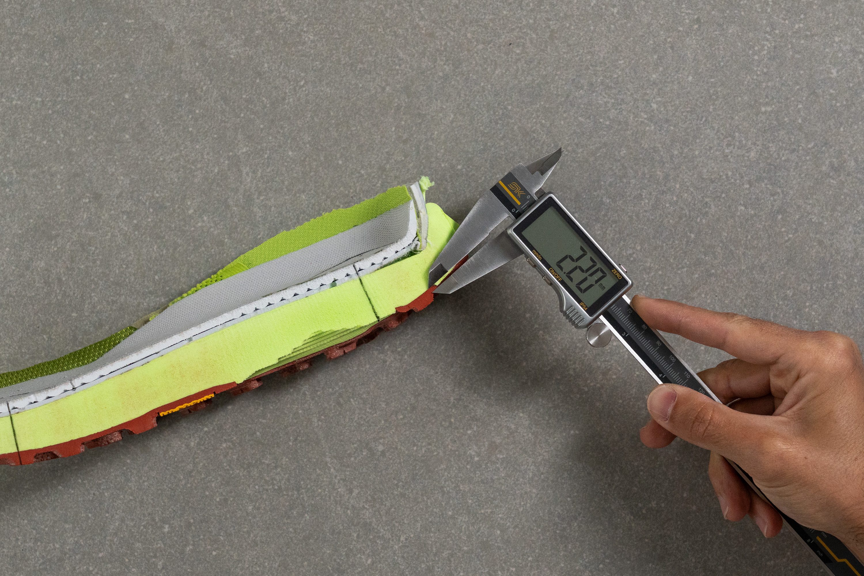 HOKA Speedgoat 7 Outsole thickness
