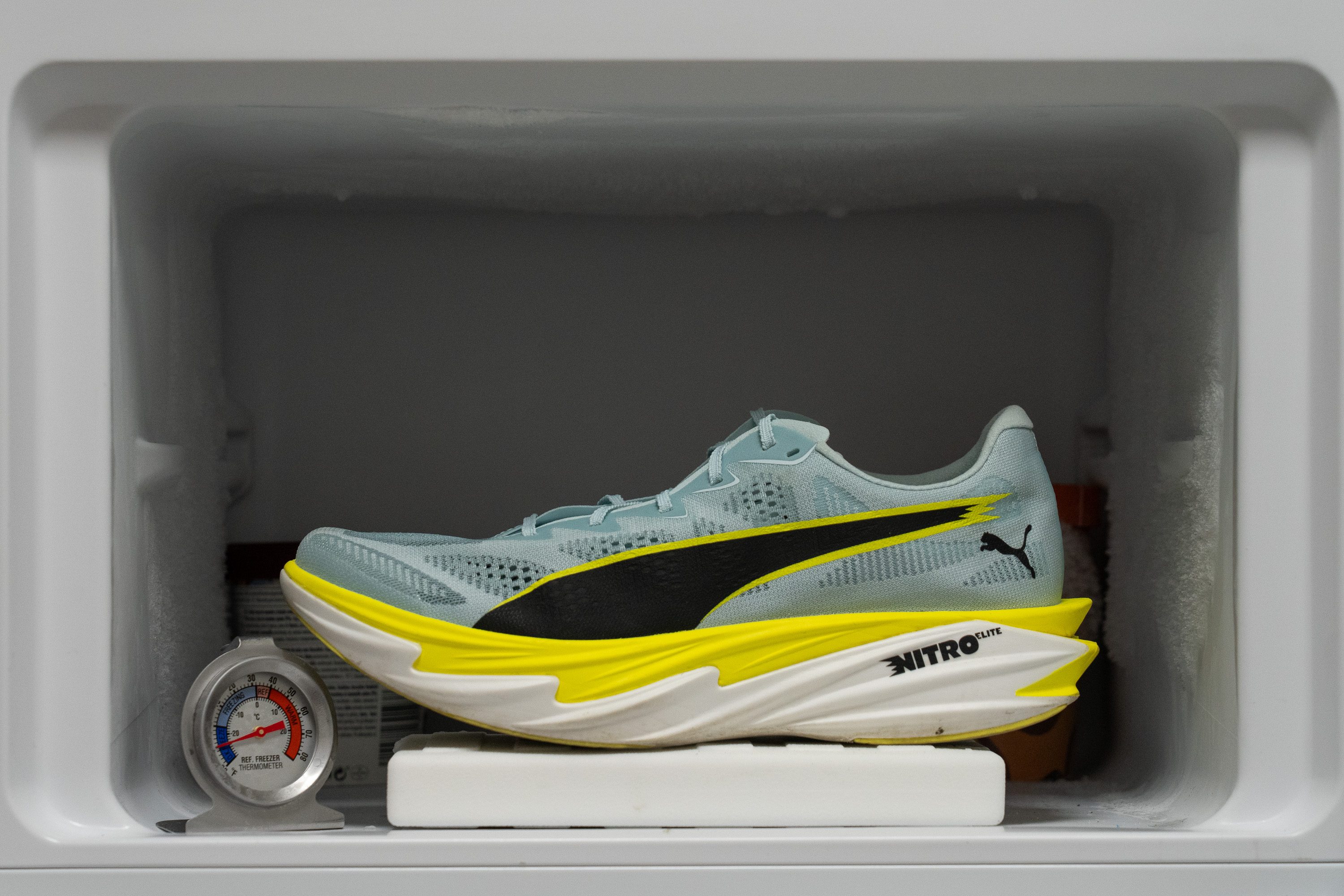 PUMA Deviate Nitro Elite 4 Midsole softness in cold (%)