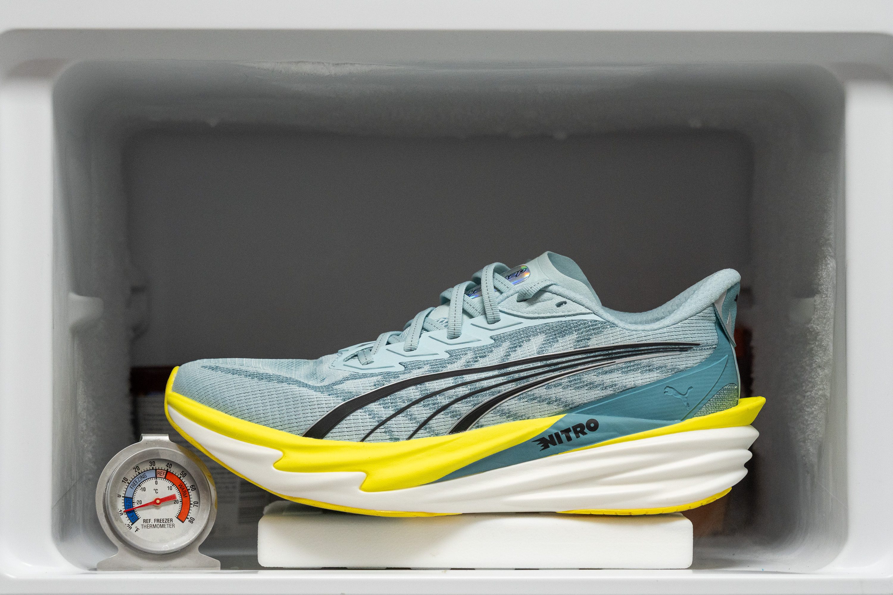 PUMA Deviate Nitro 4 Midsole softness in cold (%)