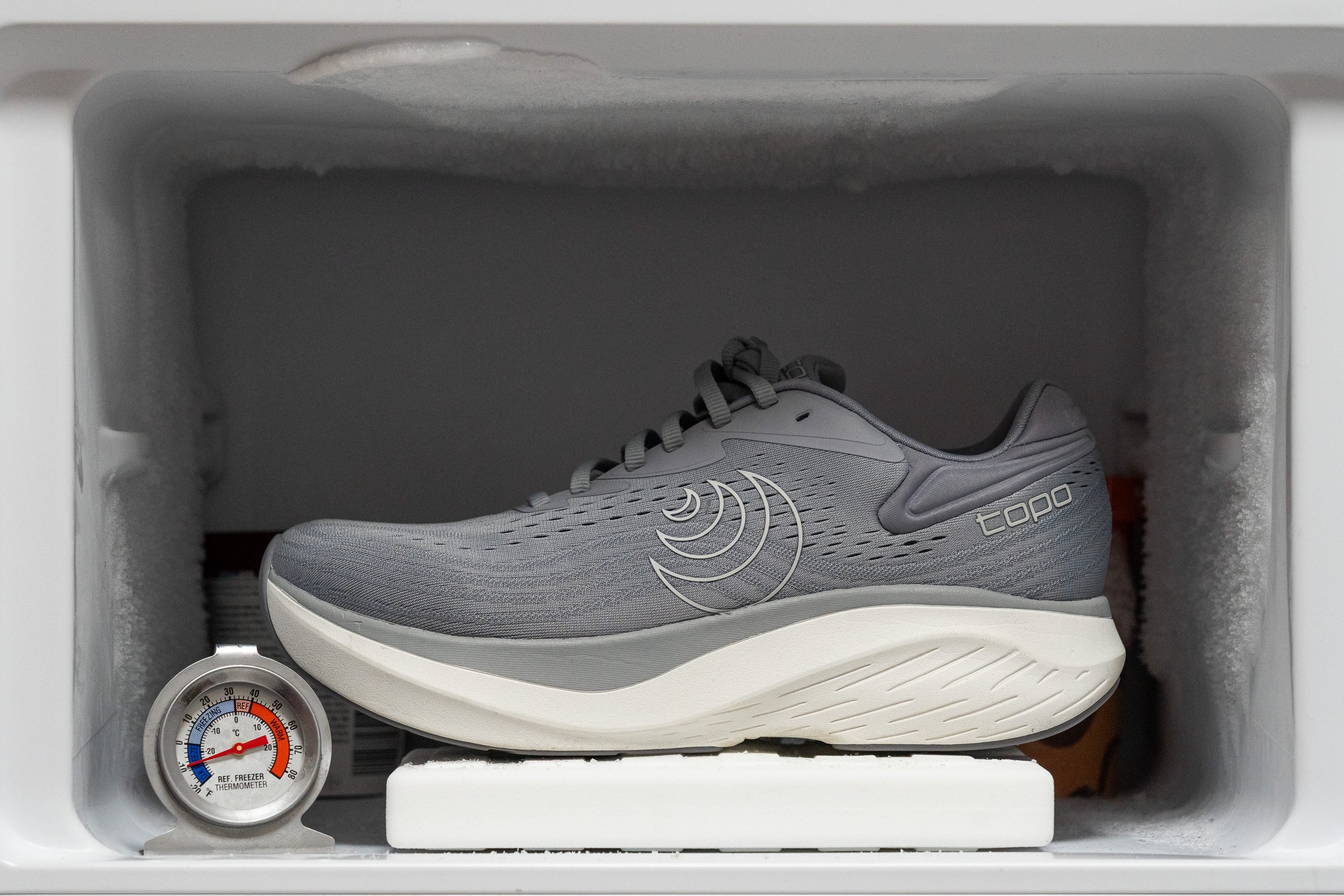Topo Atmos 2 Midsole softness in cold (%)