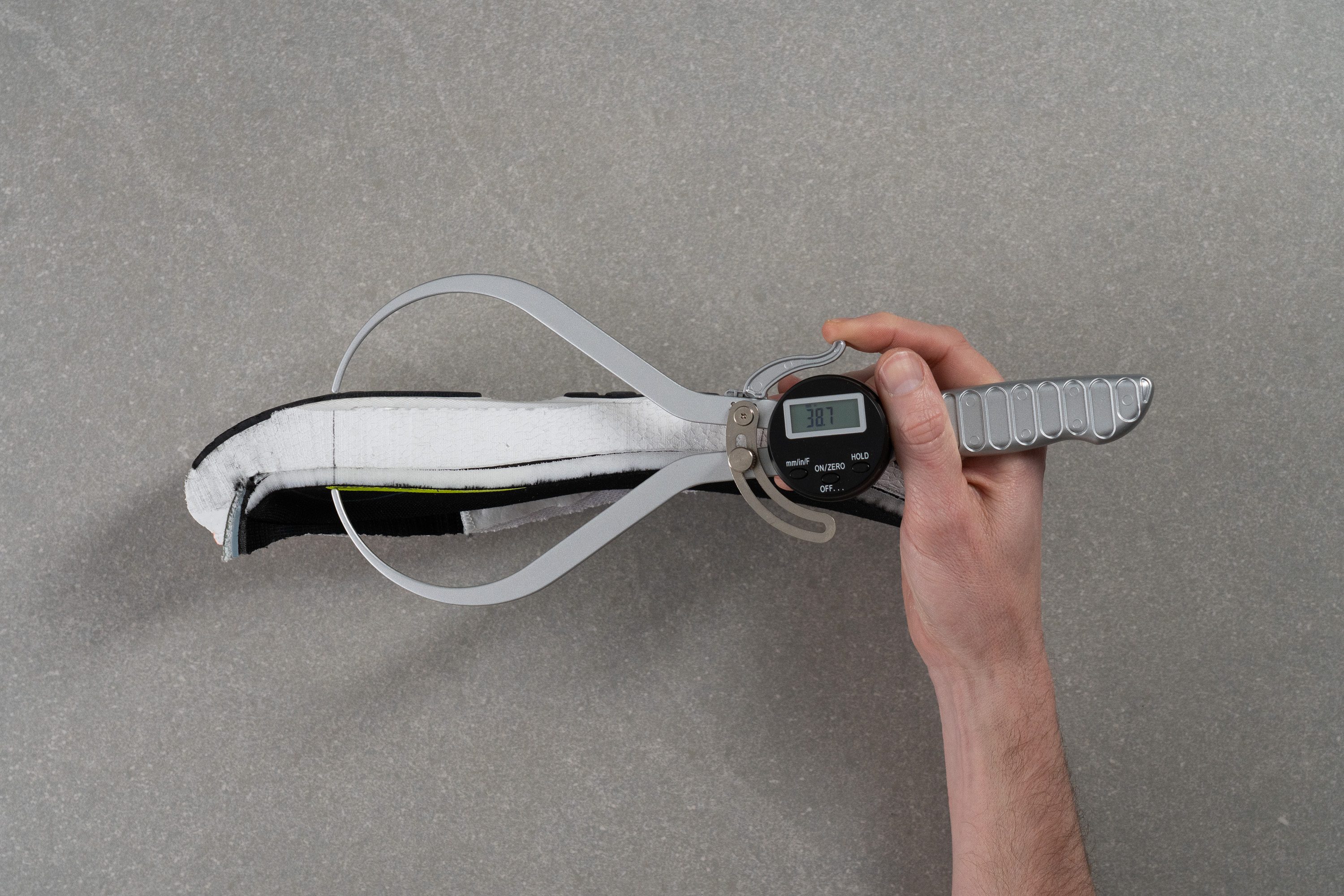 Saucony Ride 19 Heel stack