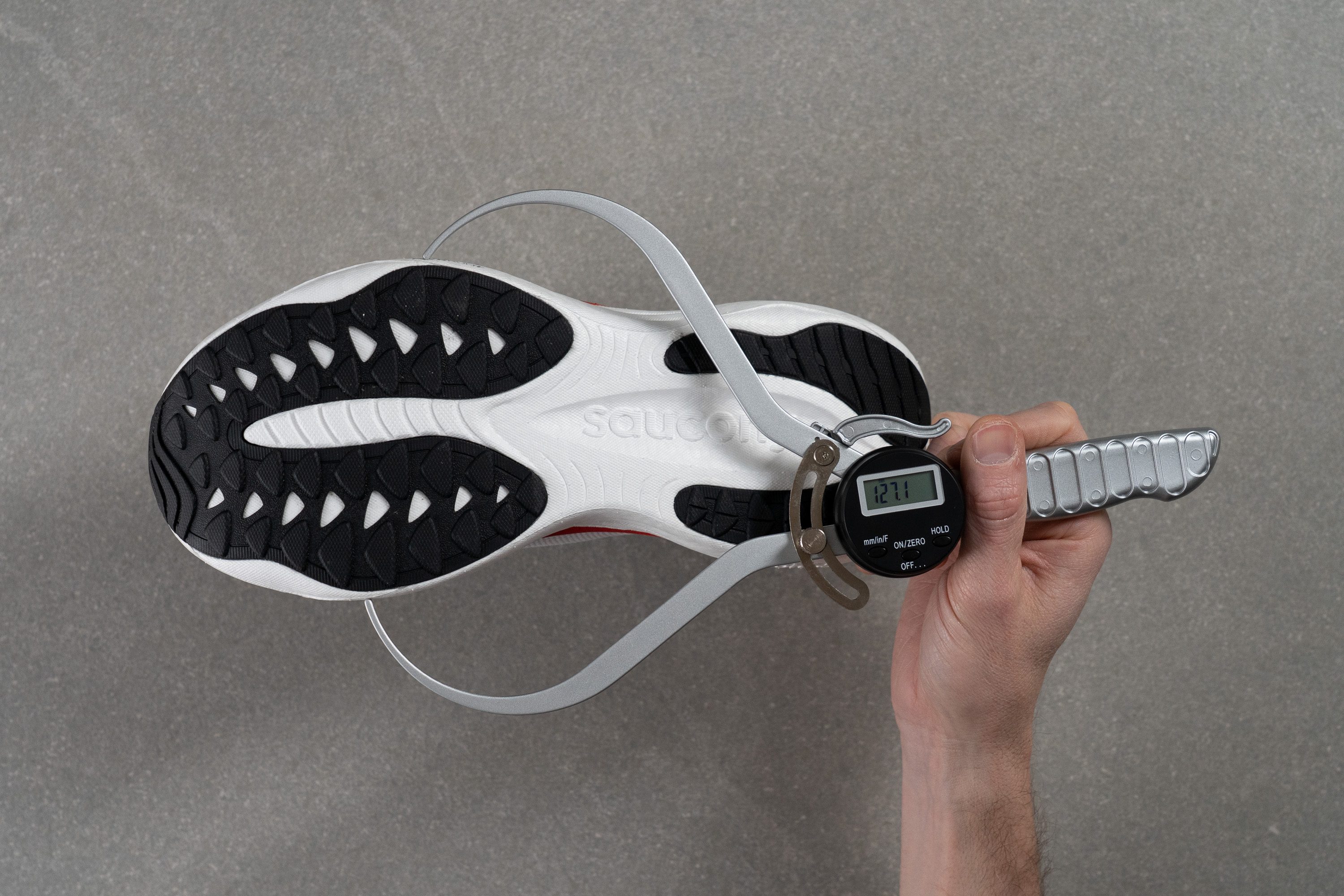 Saucony Ride 19 Midsole width - forefoot