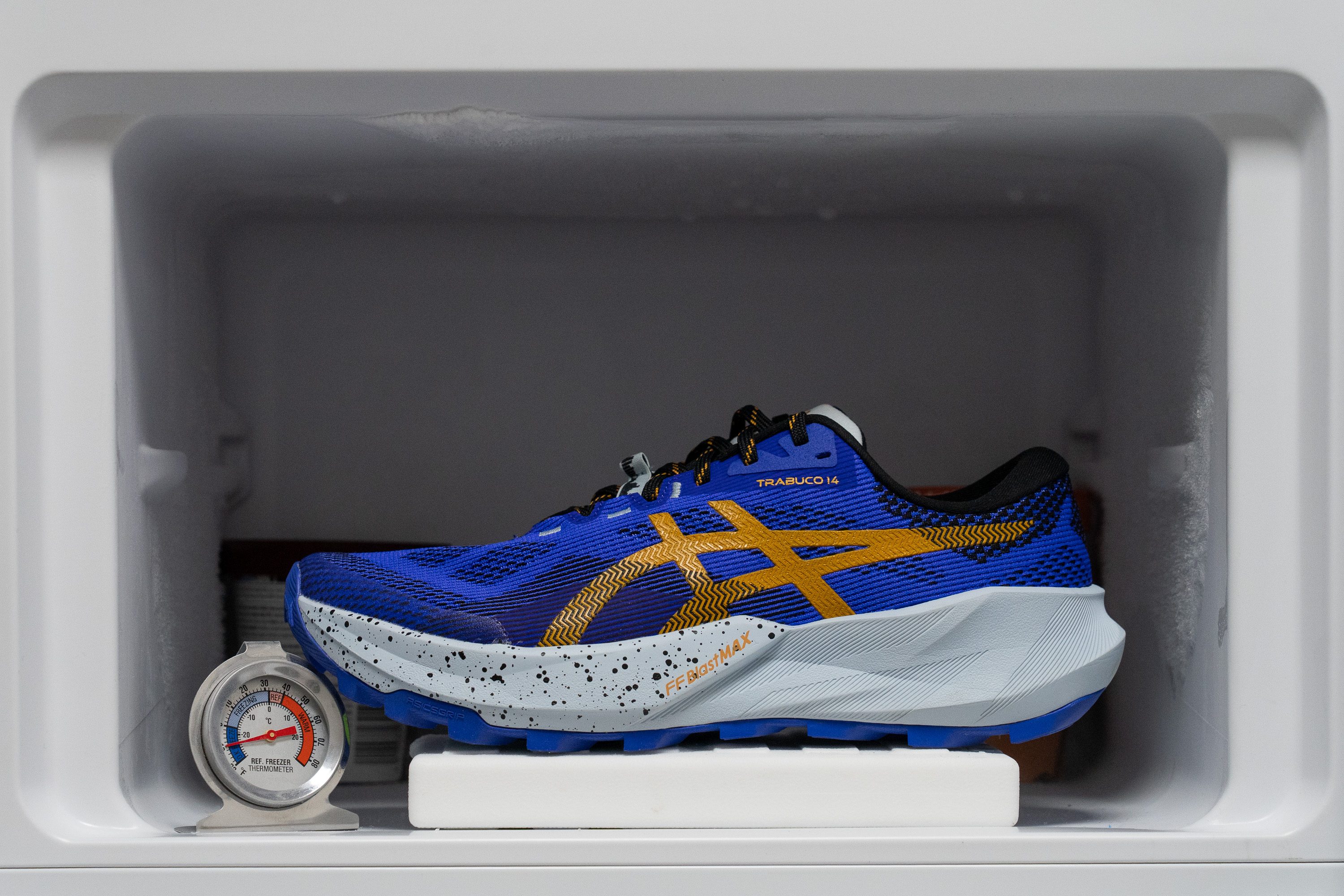 ASICS Trabuco 14 Midsole softness in cold (%)