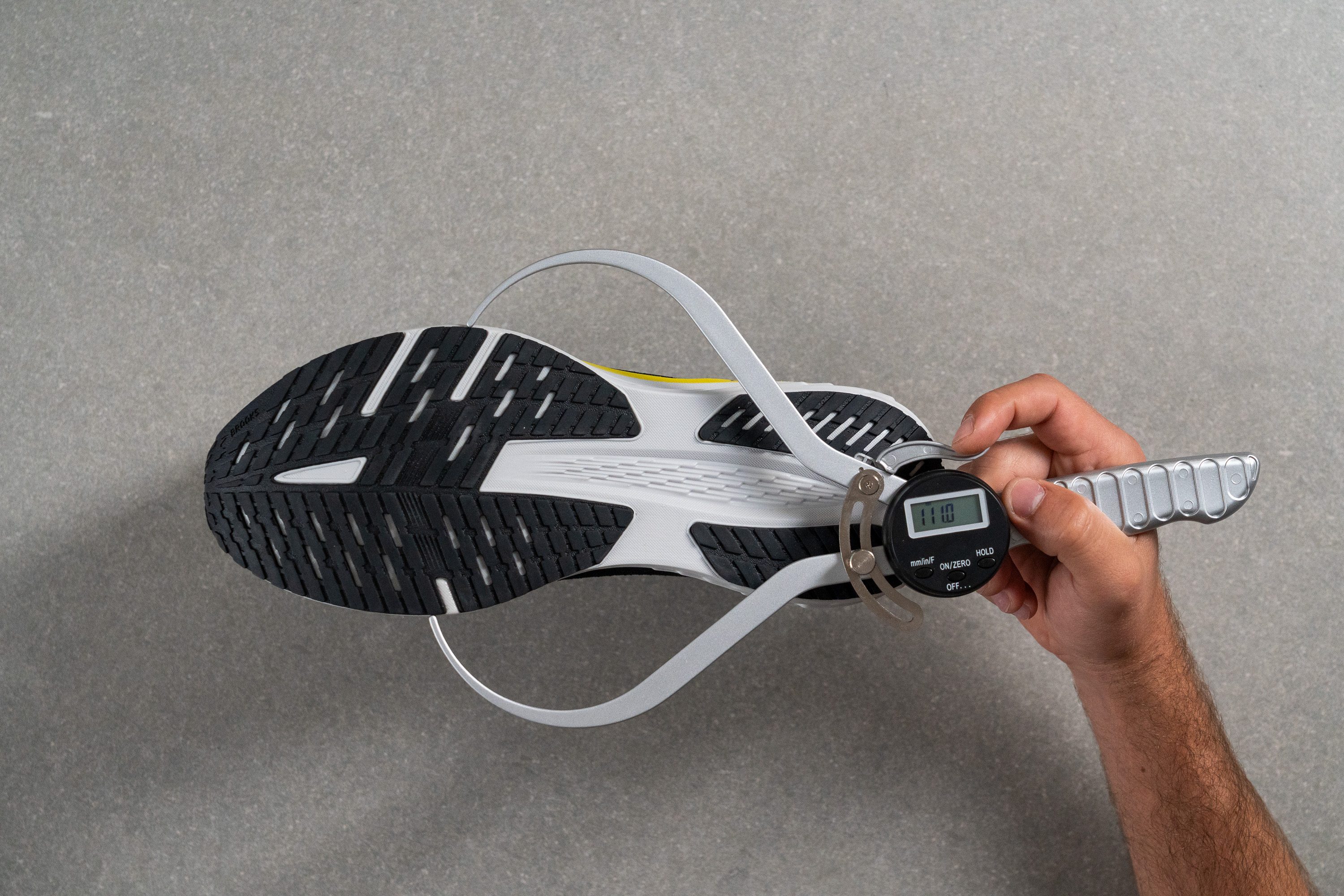 Brooks Launch 12 Midsole width - forefoot