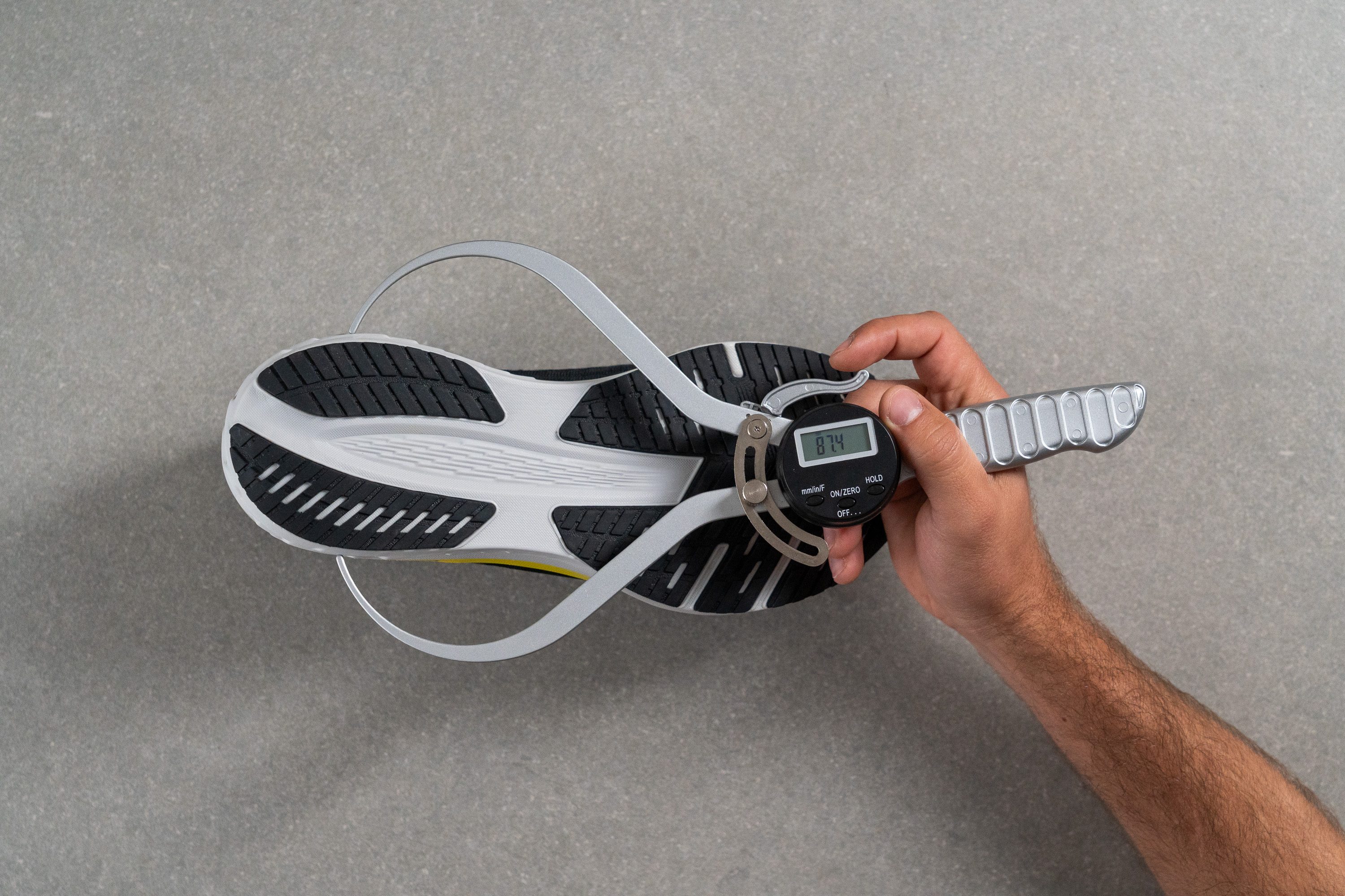 Brooks Launch 12 Midsole width - heel