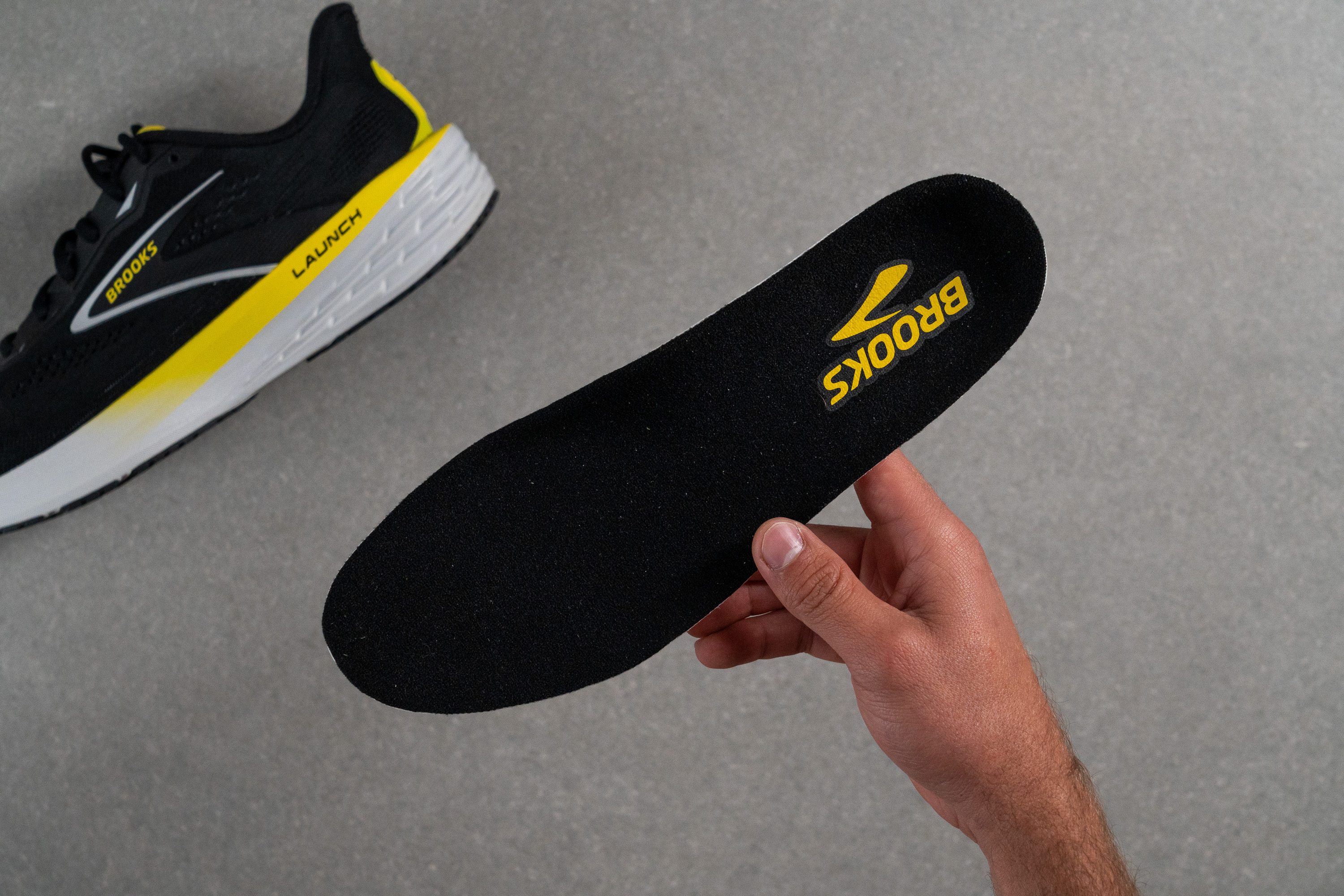Brooks Launch 12 Removable insole