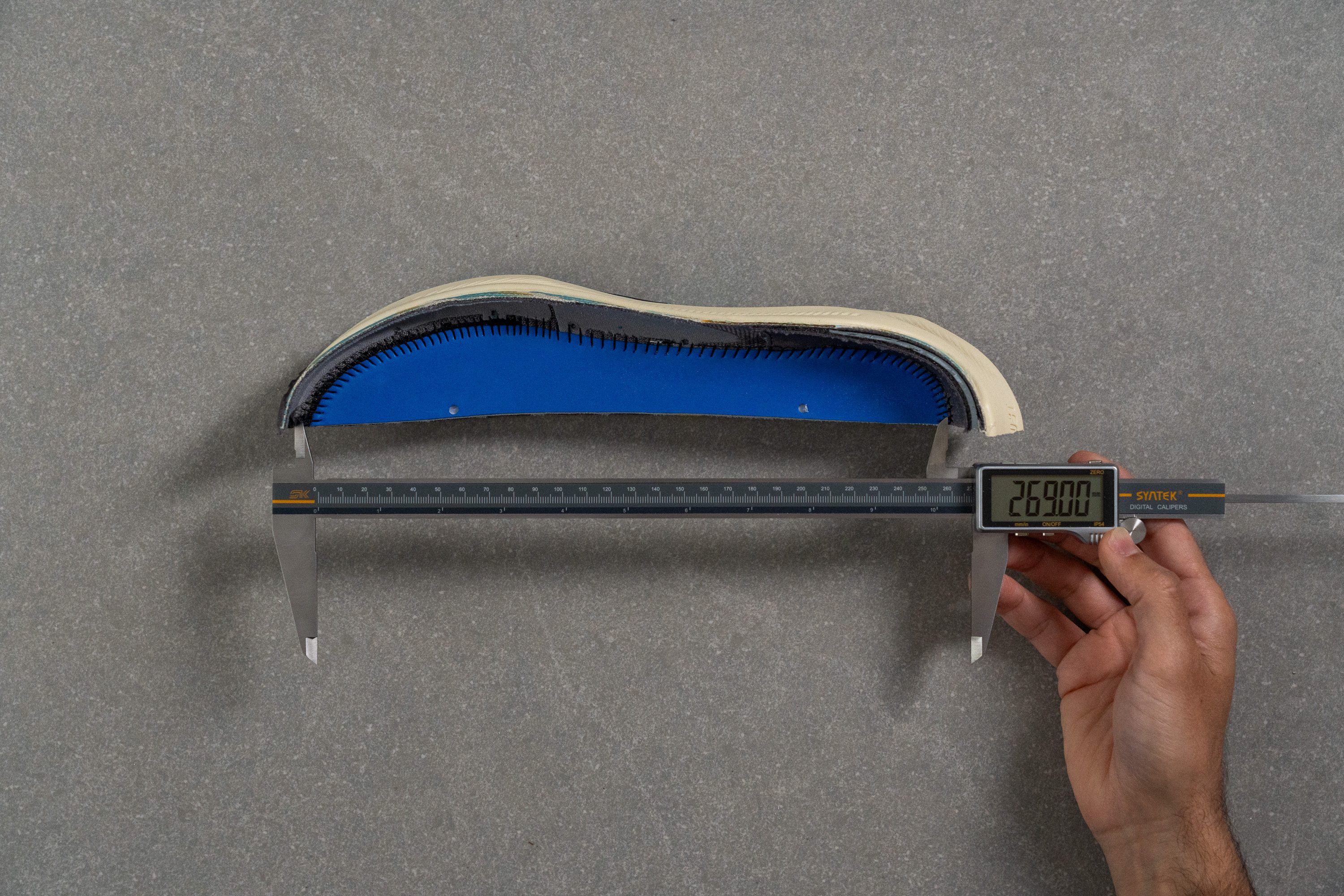 Brooks Ghost Trail Internal length