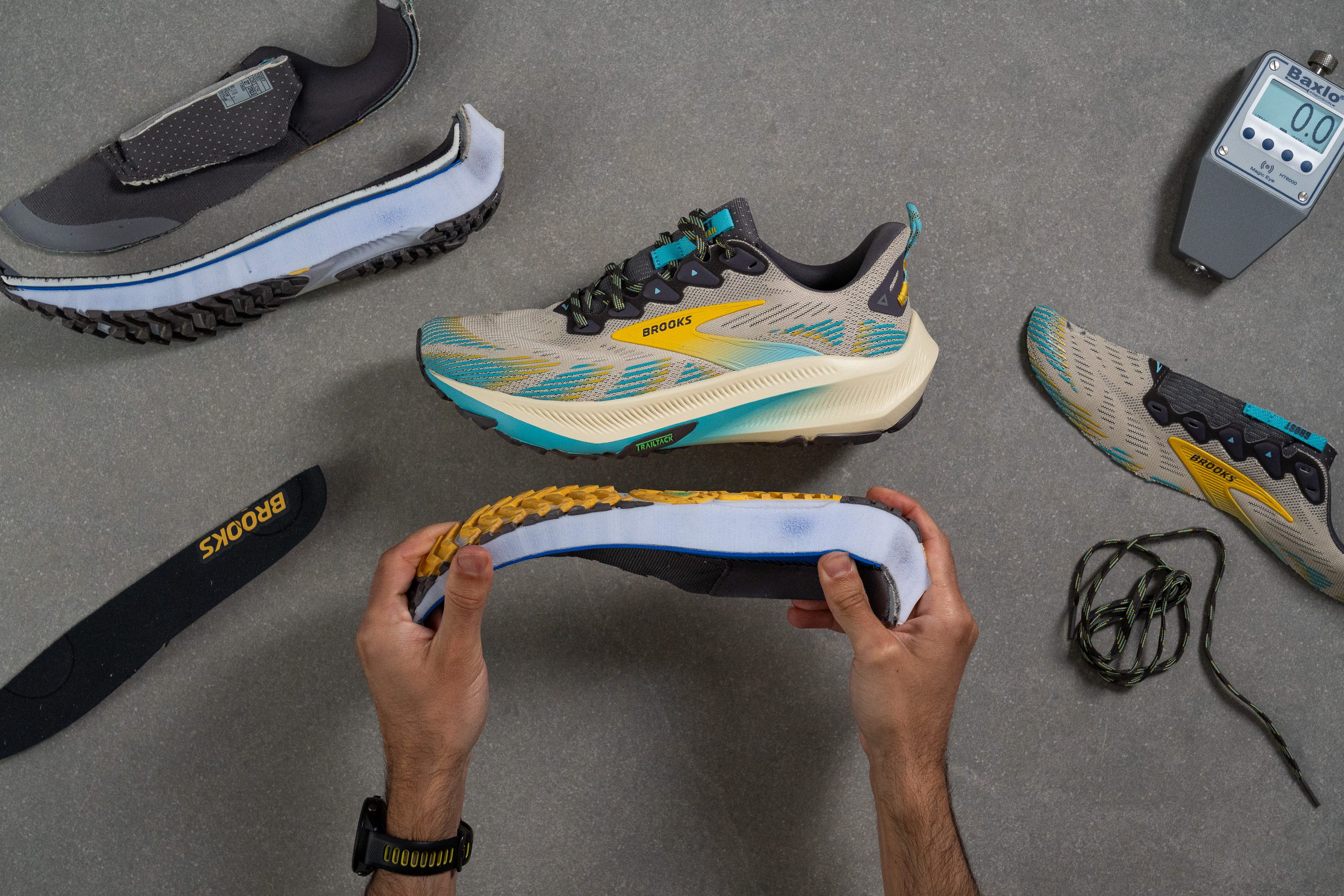 Brooks Ghost Trail parts