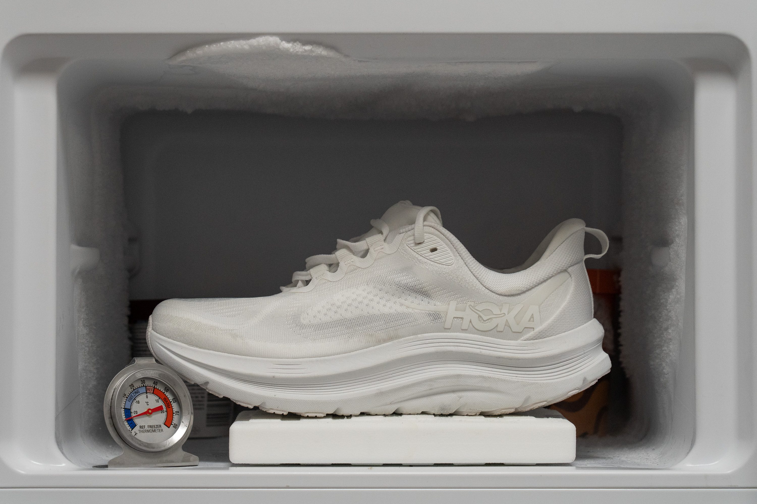 HOKA Kawana 3 Midsole softness in cold (%)