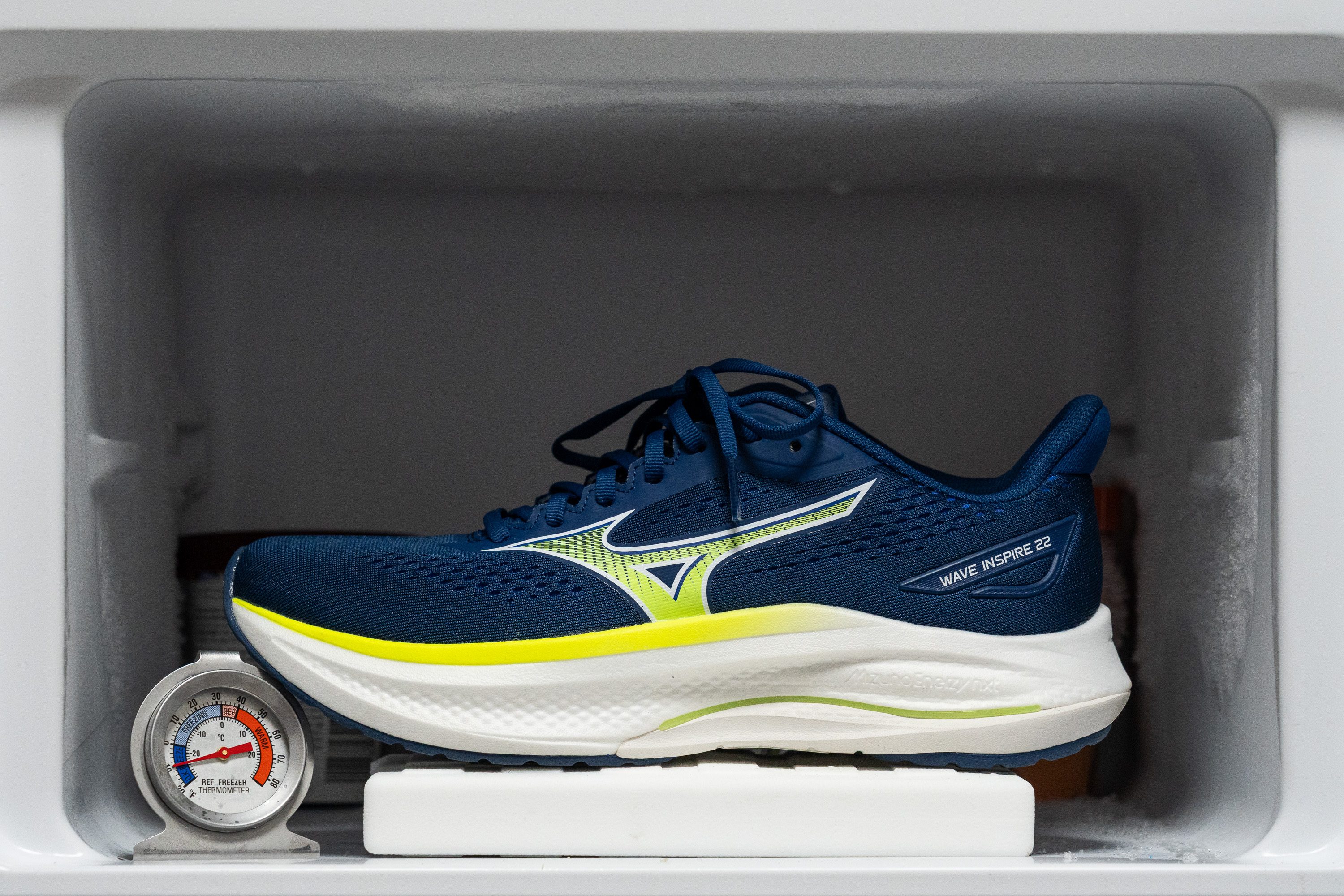 Mizuno Wave Inspire 22 Midsole softness in cold (%)