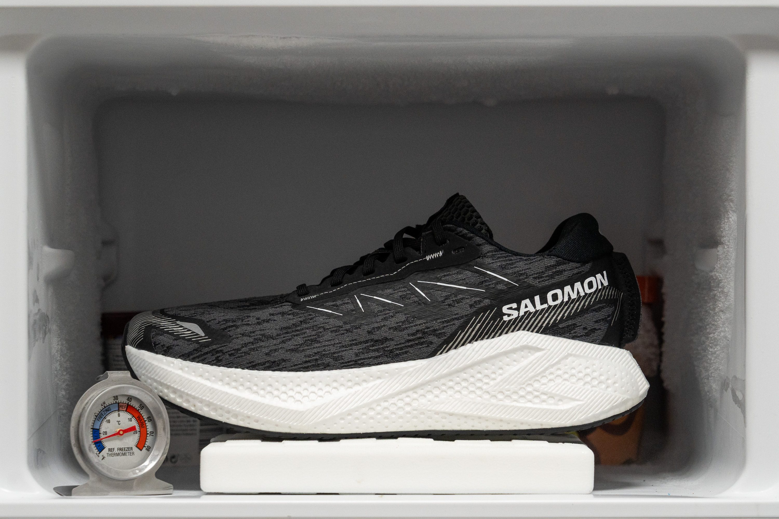 Salomon Aero Glide 4 Midsole softness in cold (%)