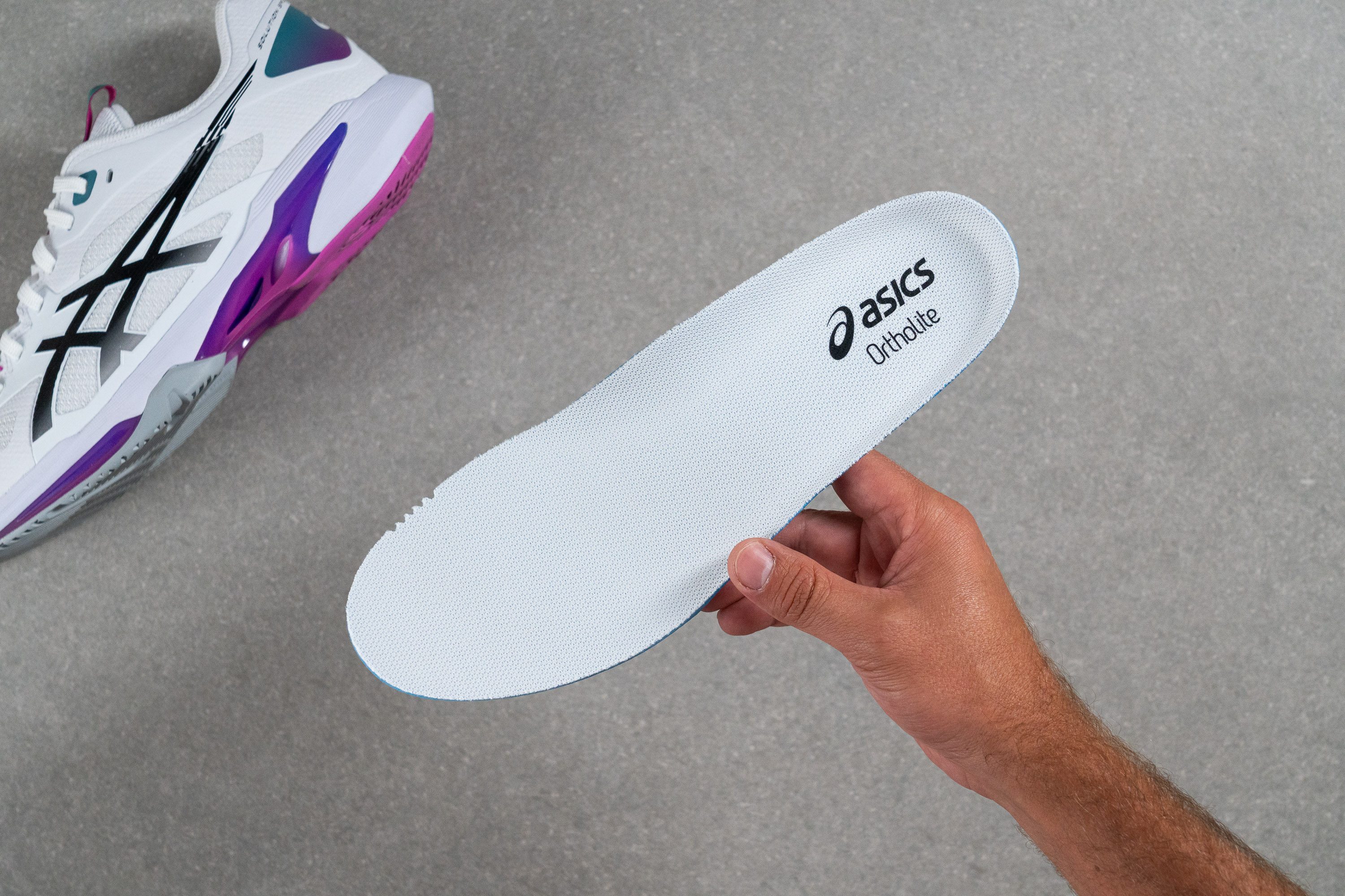ASICS Solution Speed FF 4 Removable insole