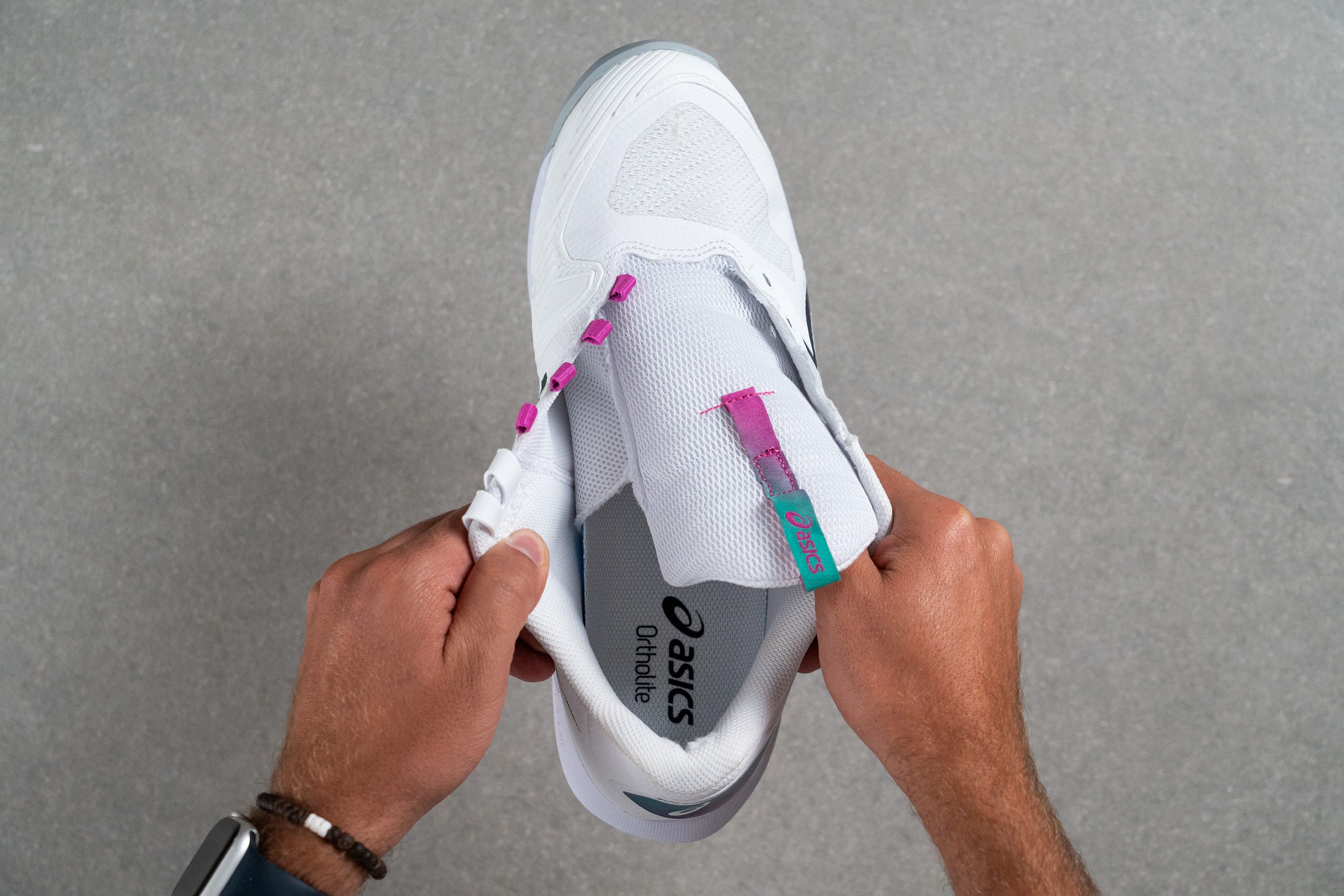 ASICS Solution Speed FF 4 Tongue: gusset type