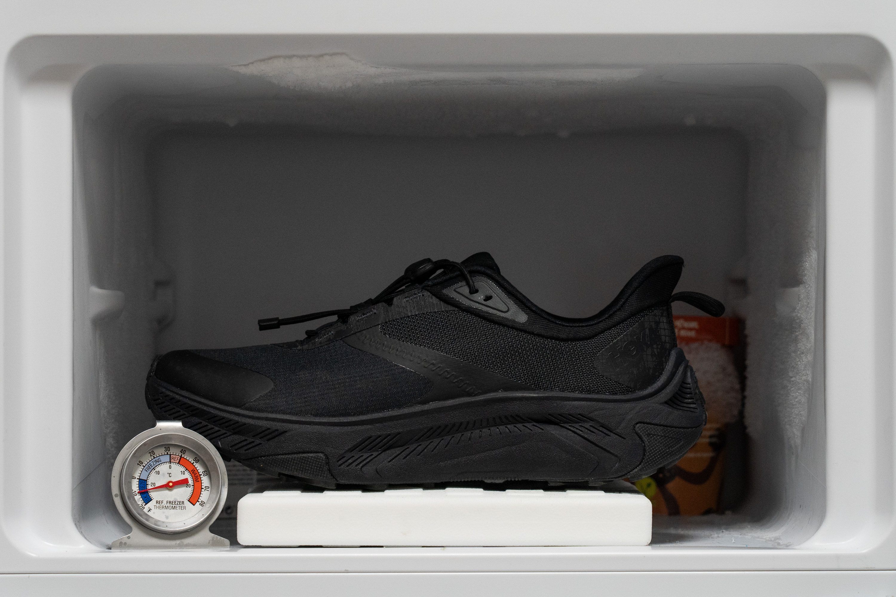 HOKA Transport 2 Midsole softness in cold (%)